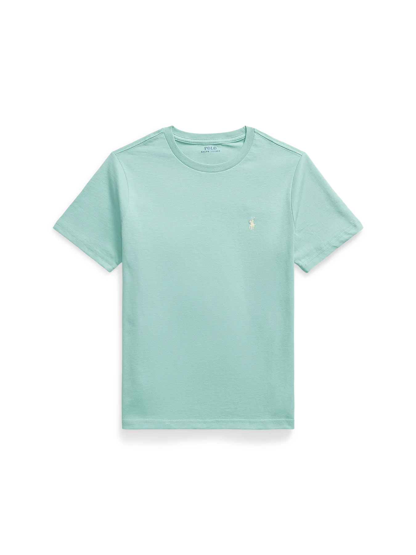 Kids’ Classic Crew Neck Cotton T-Shirt Blue - Image 18
