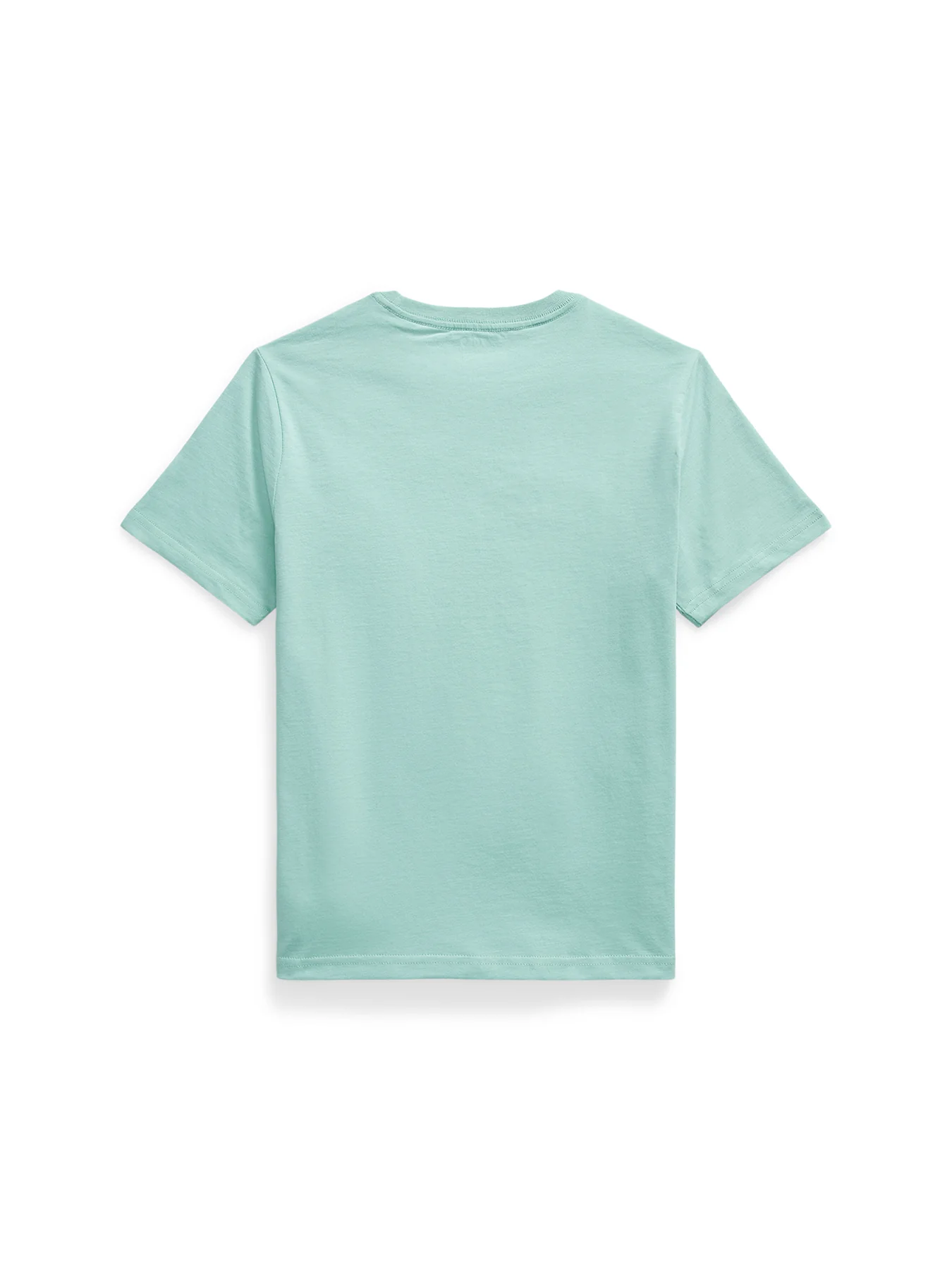 Kids’ Classic Crew Neck Cotton T-Shirt Blue - Image 19