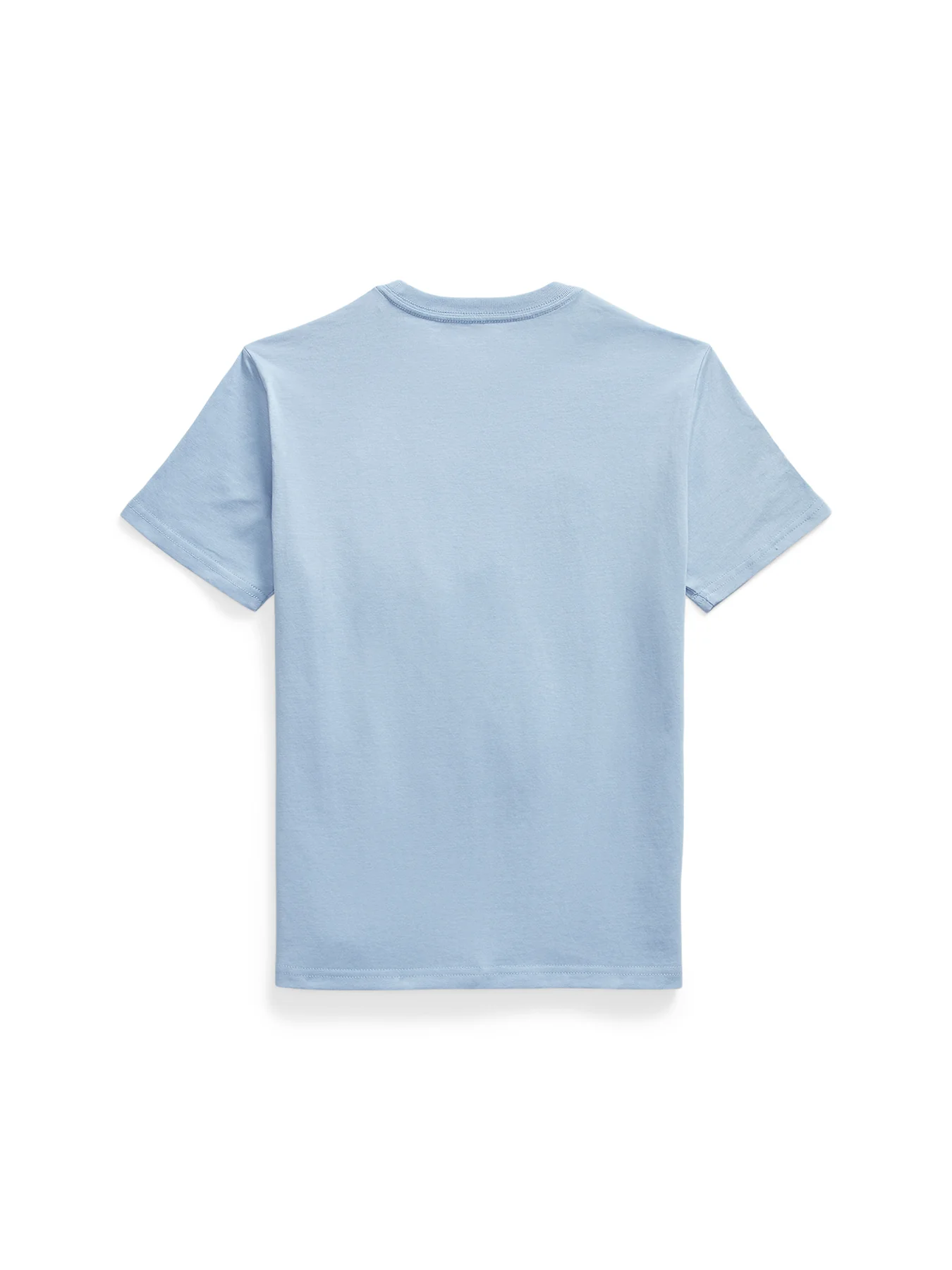 Kids’ Classic Crew Neck Cotton T-Shirt Blue - Image 22