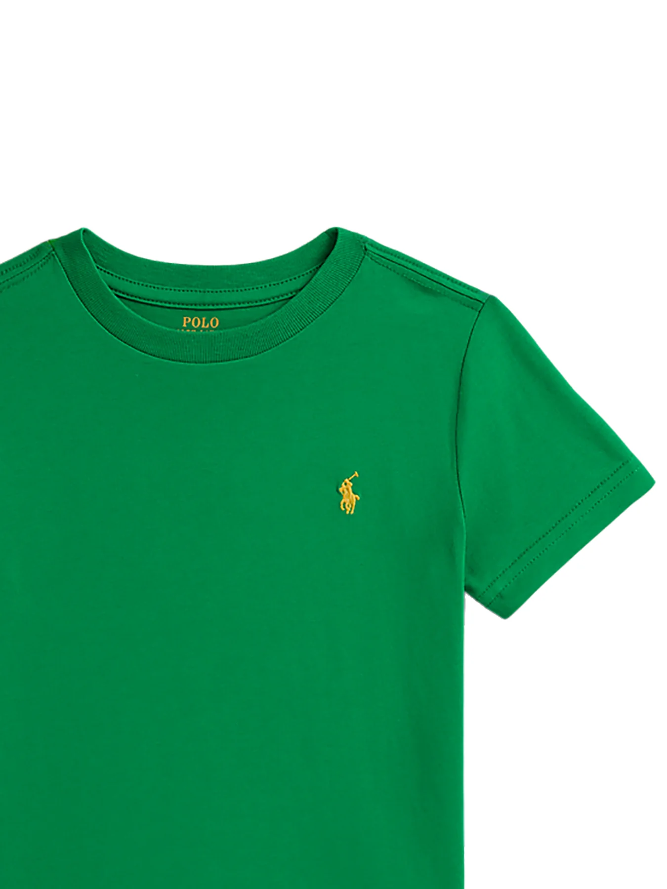 Kids’ Classic Crew Neck Cotton T-Shirt Blue - Image 3