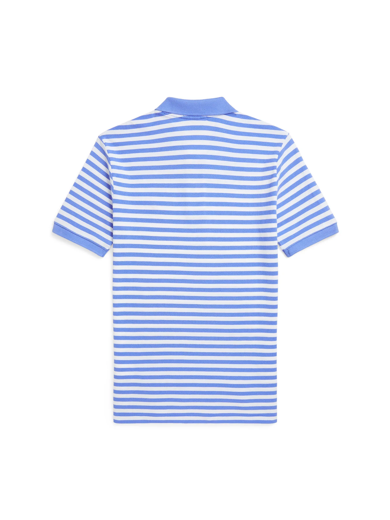 Striped Cotton Mesh Polo Shirt - Image 2
