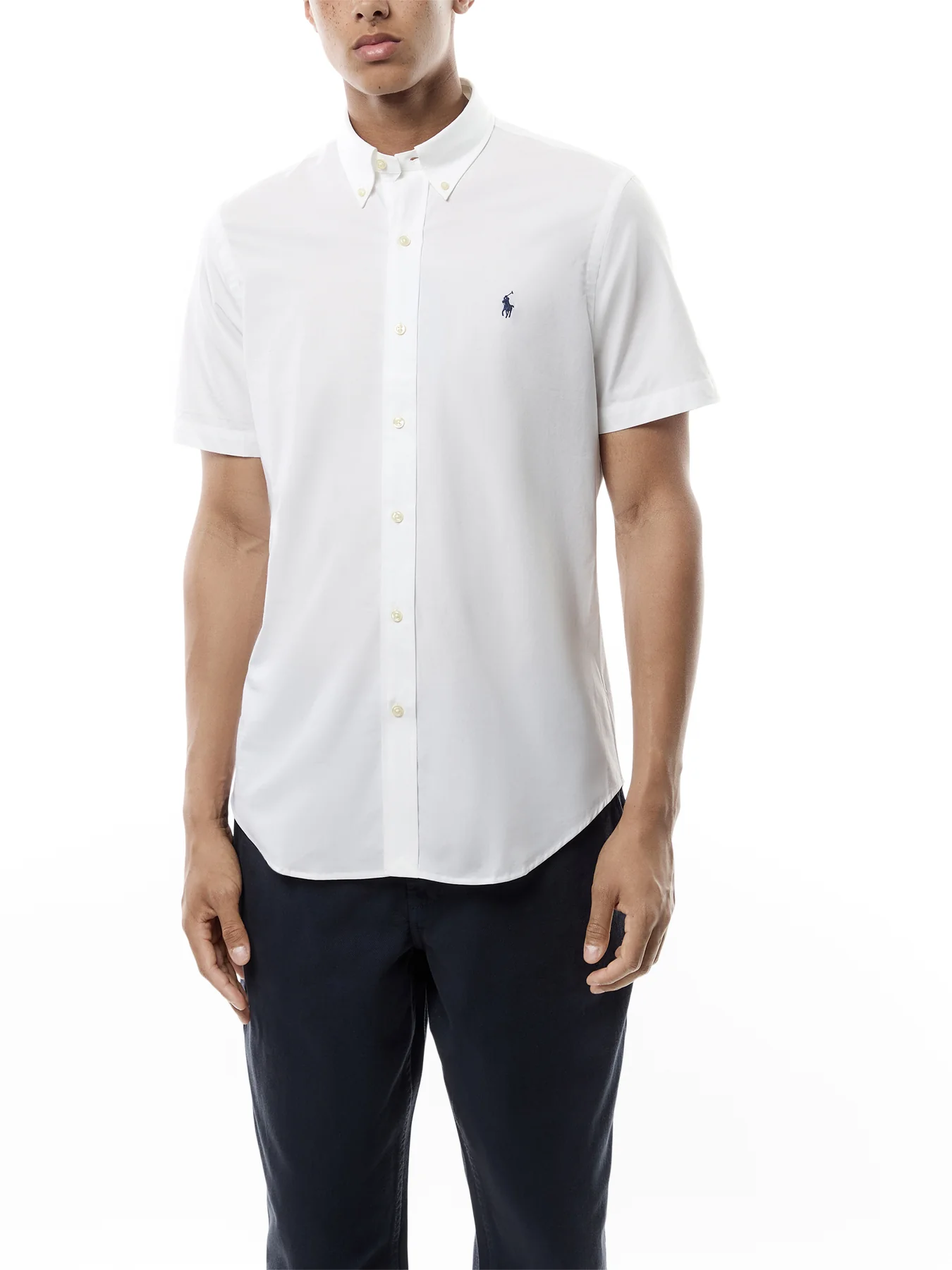 Stretch Poplin Short Sleeves Shirt - Image 4