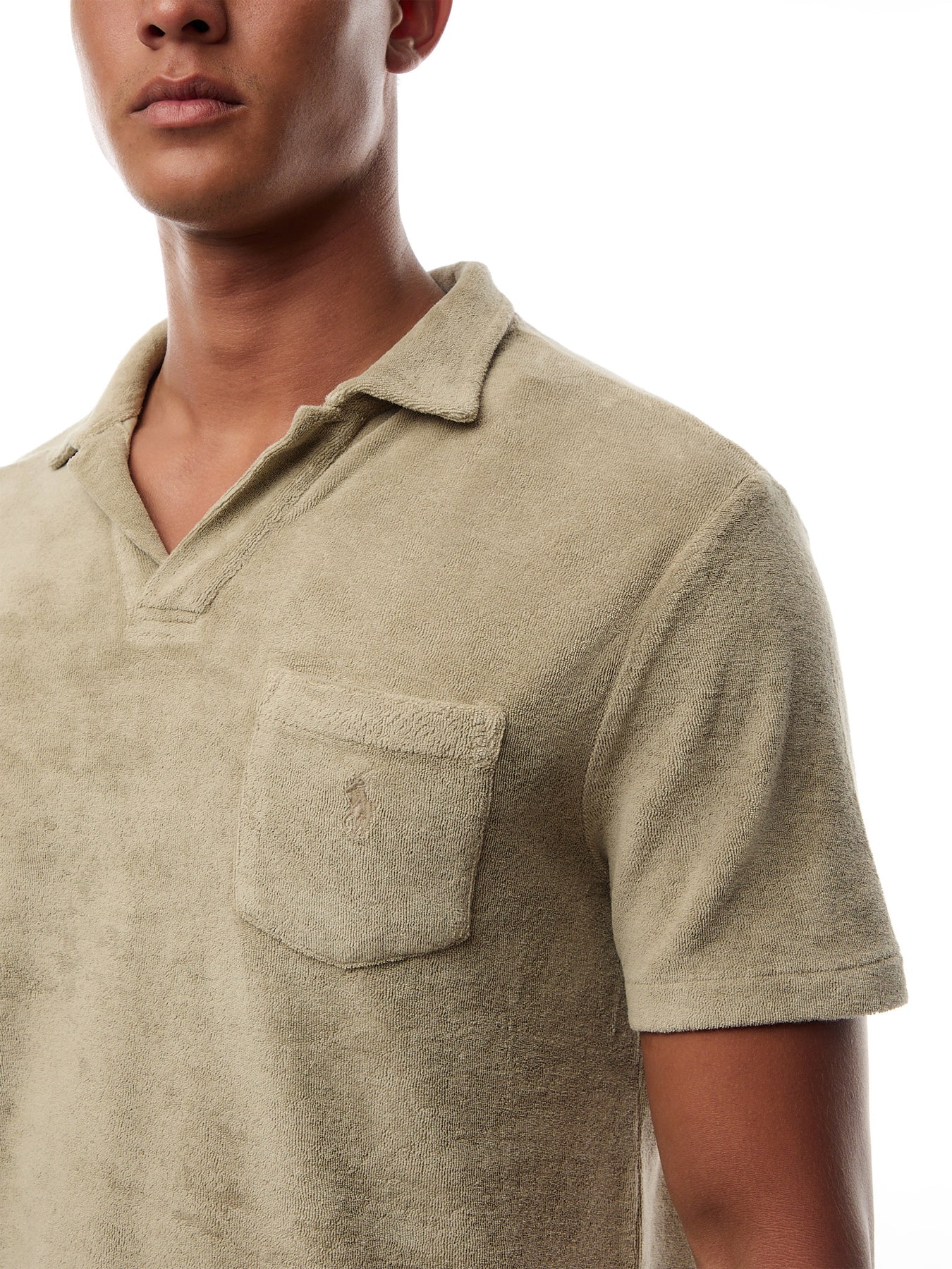 Toweling Polo Top - Image 3