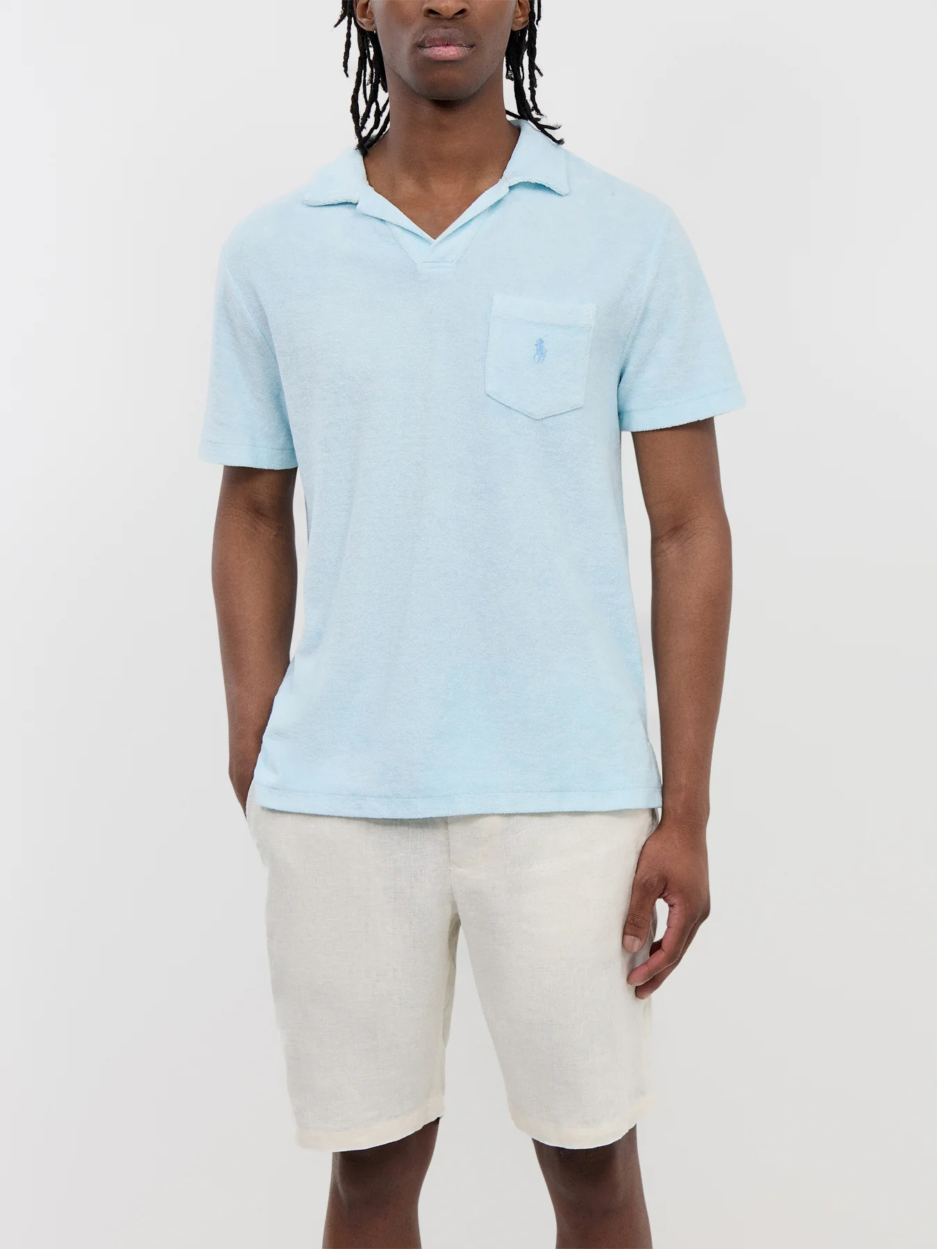 Toweling Polo Top - Image 4