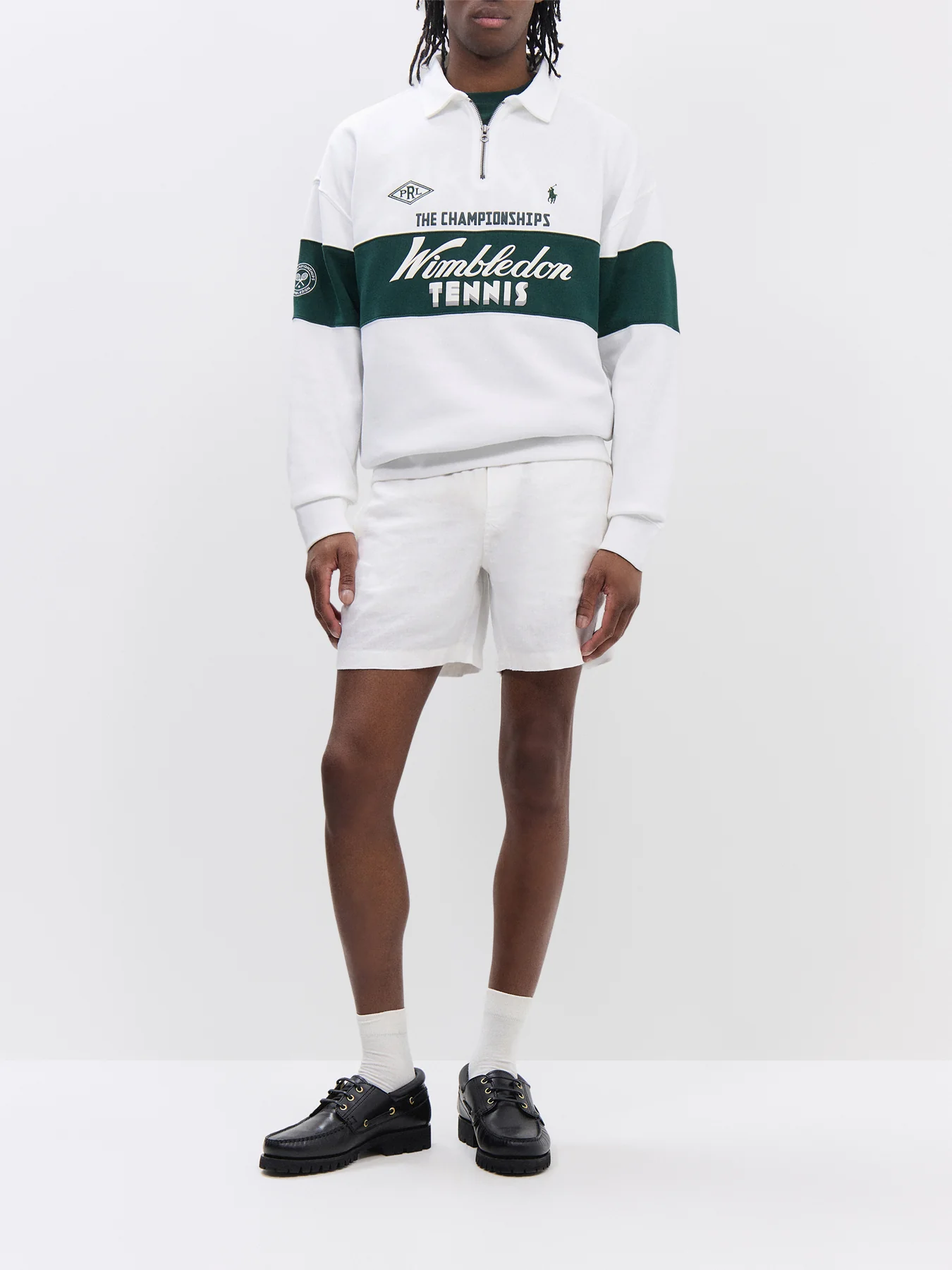 Wimbledon HW Chest 1/4 Zip Sweatshirt - Image 2