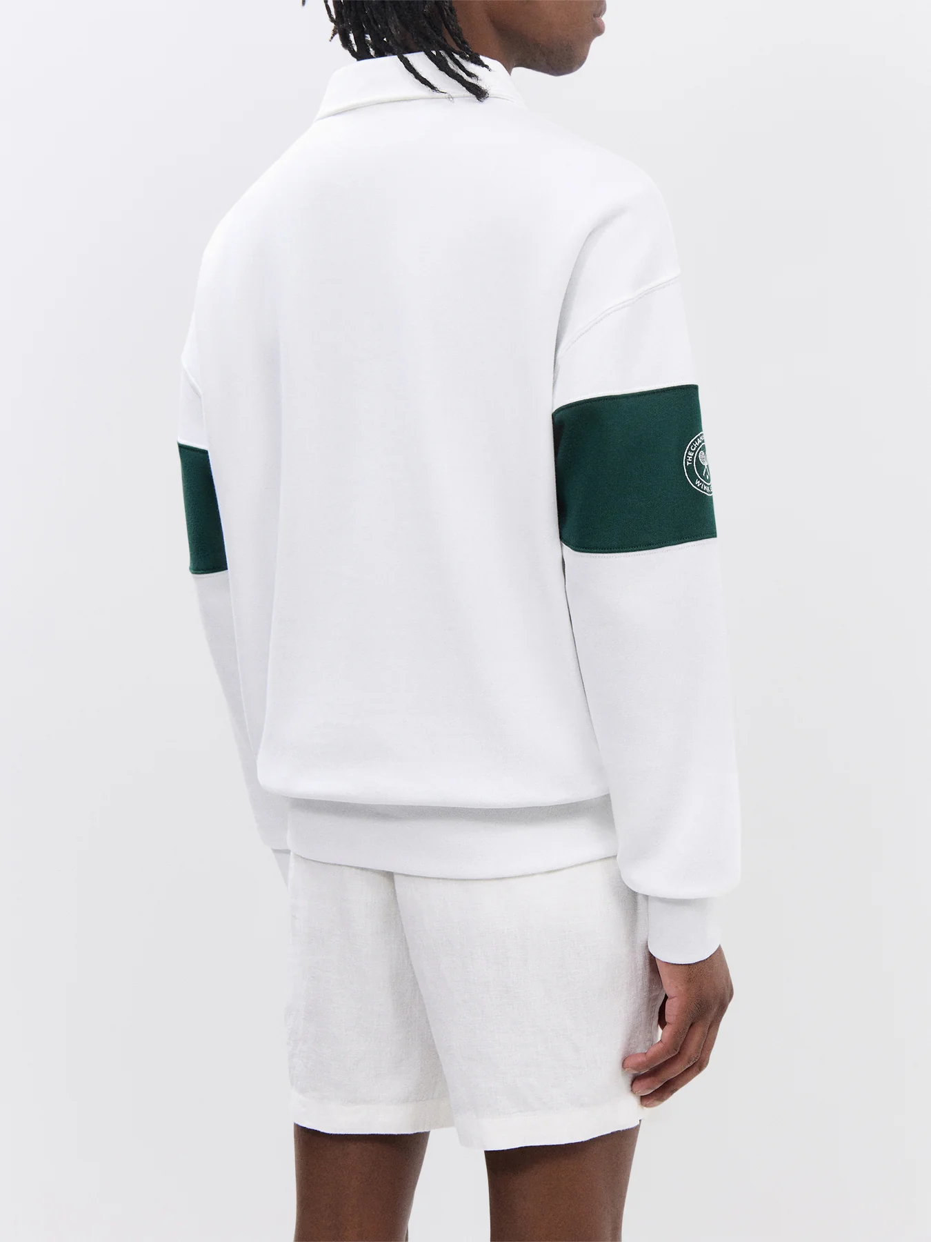 Wimbledon HW Chest 1/4 Zip Sweatshirt - Image 5