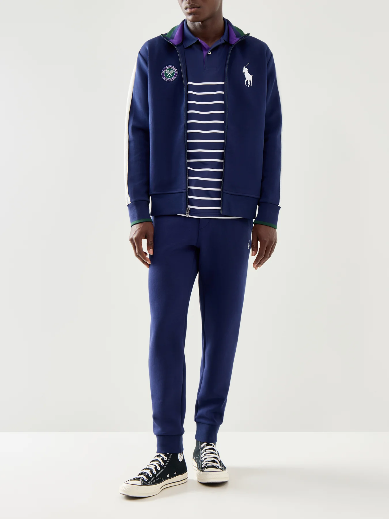 Wimbledon Stripe BPP Polo Top - Image 2