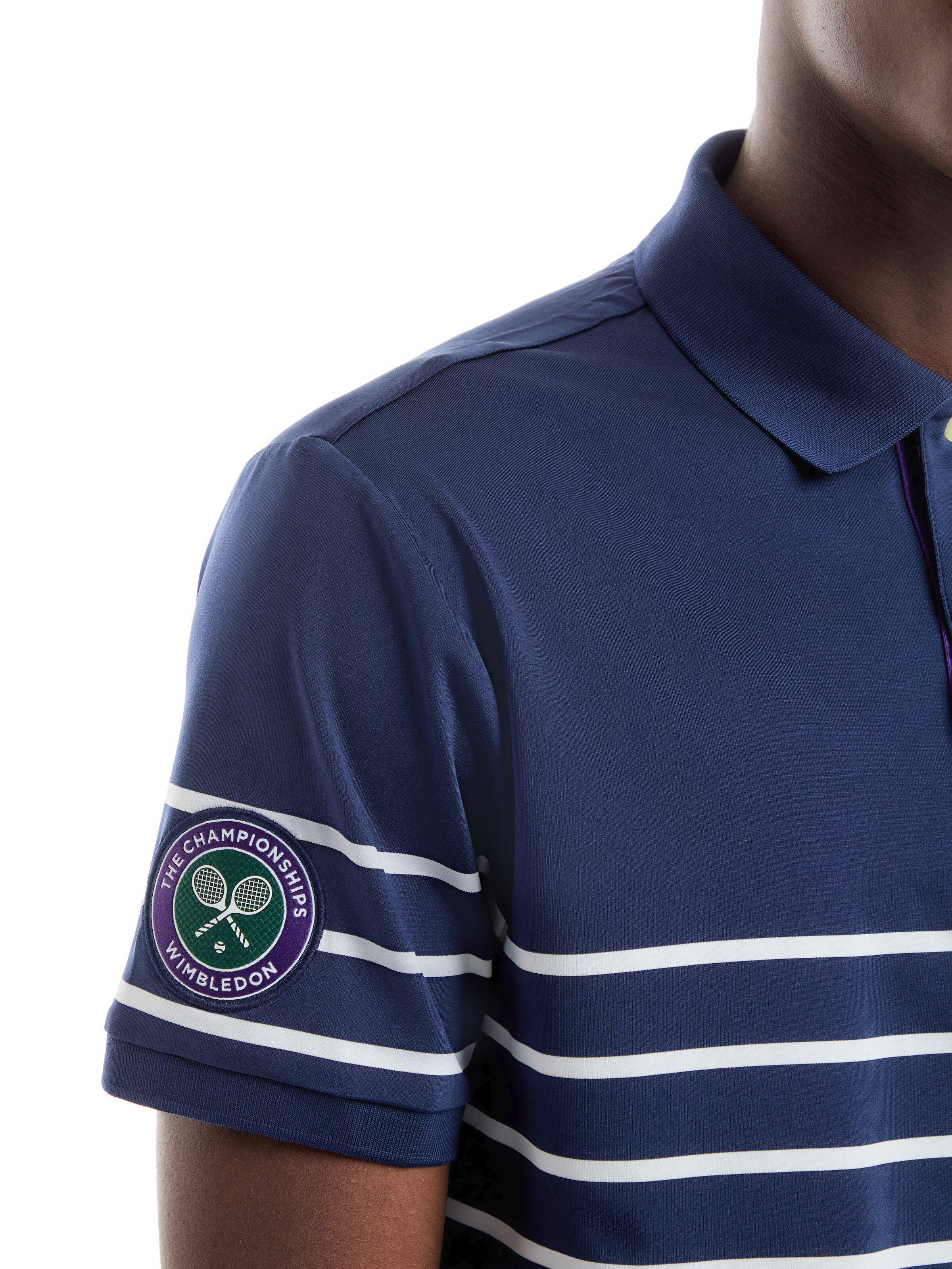 Wimbledon Stripe BPP Polo Top - Image 7