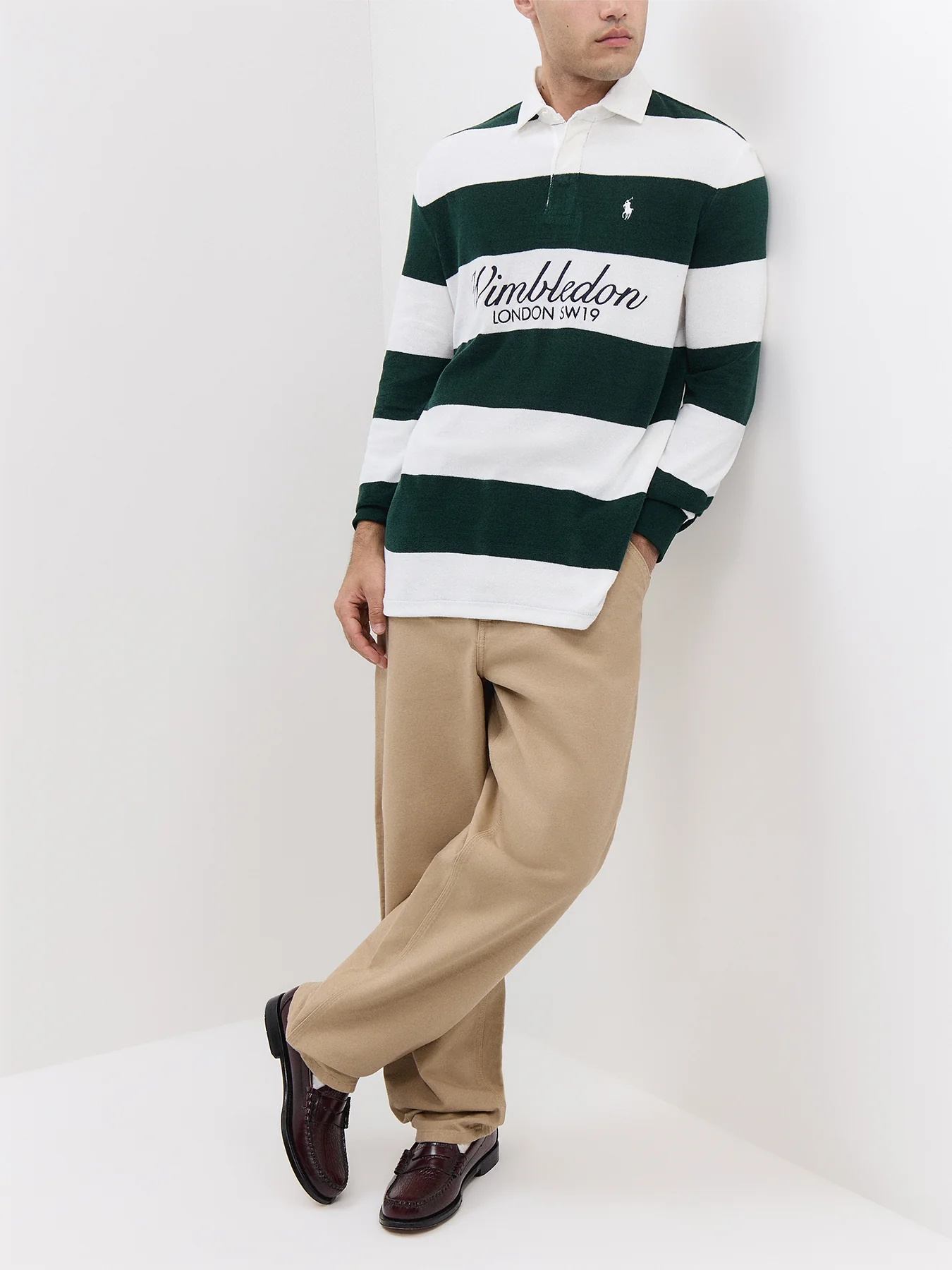 Wimbleodn Stripe Rugby Top - Image 2