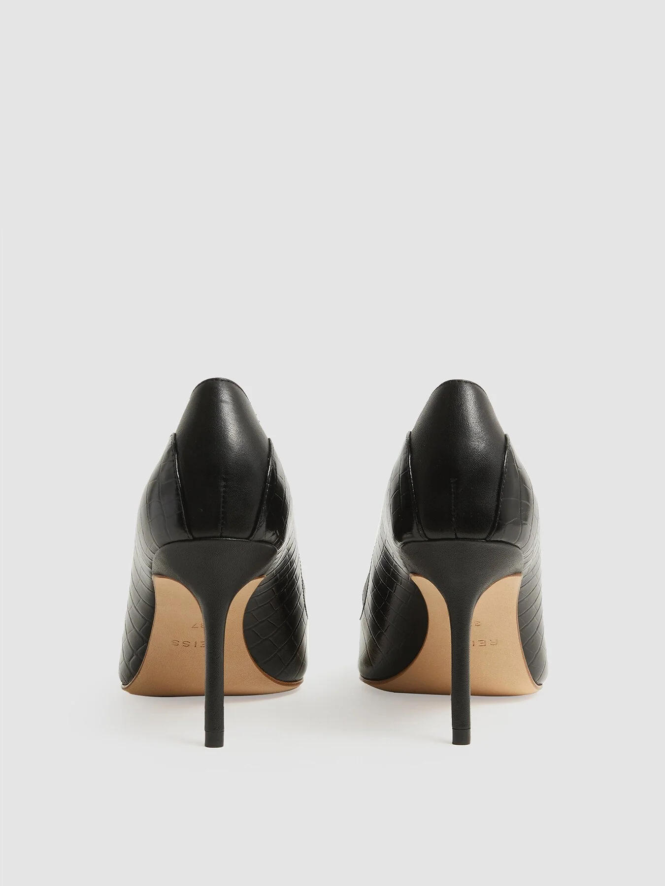 Gwyneth Leather Contrast Court Shoes - Image 4