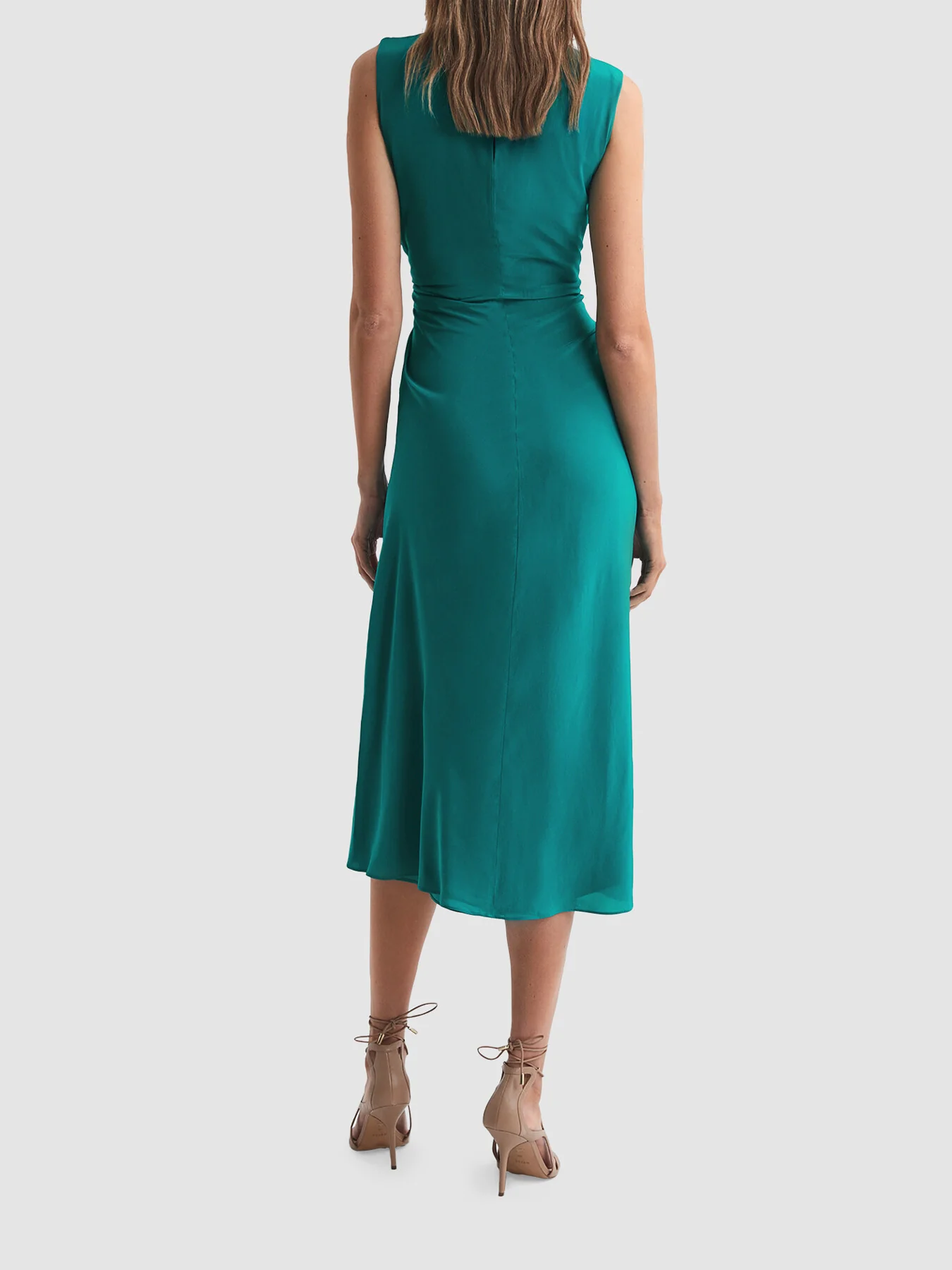 Lexi Bodycon Ruched Midi Dress - Image 2