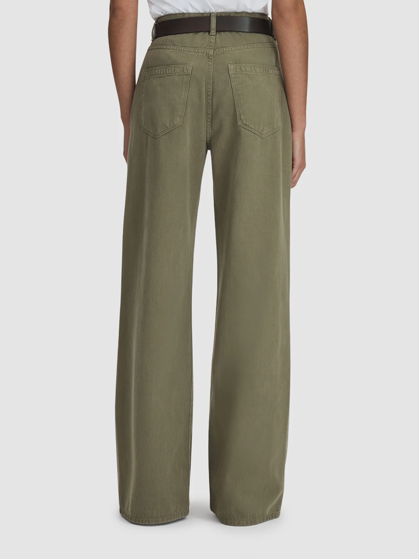 Colorado Garment Dyed Wide Leg Trousers - Image 2