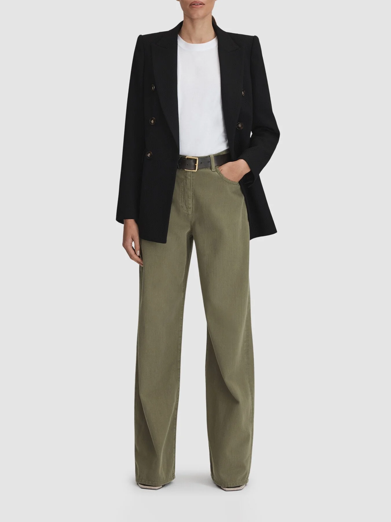 Colorado Garment Dyed Wide Leg Trousers - Image 4