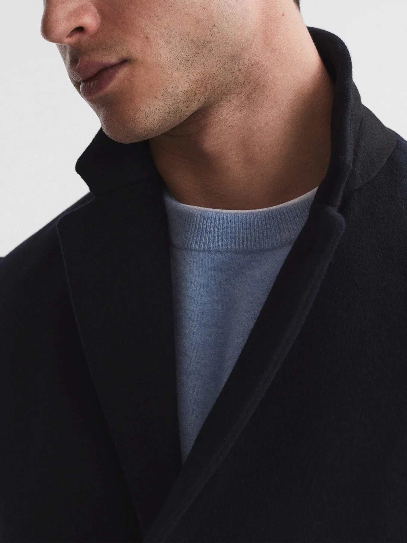 Gable Single Breasted Wool Overcoat - Image 4