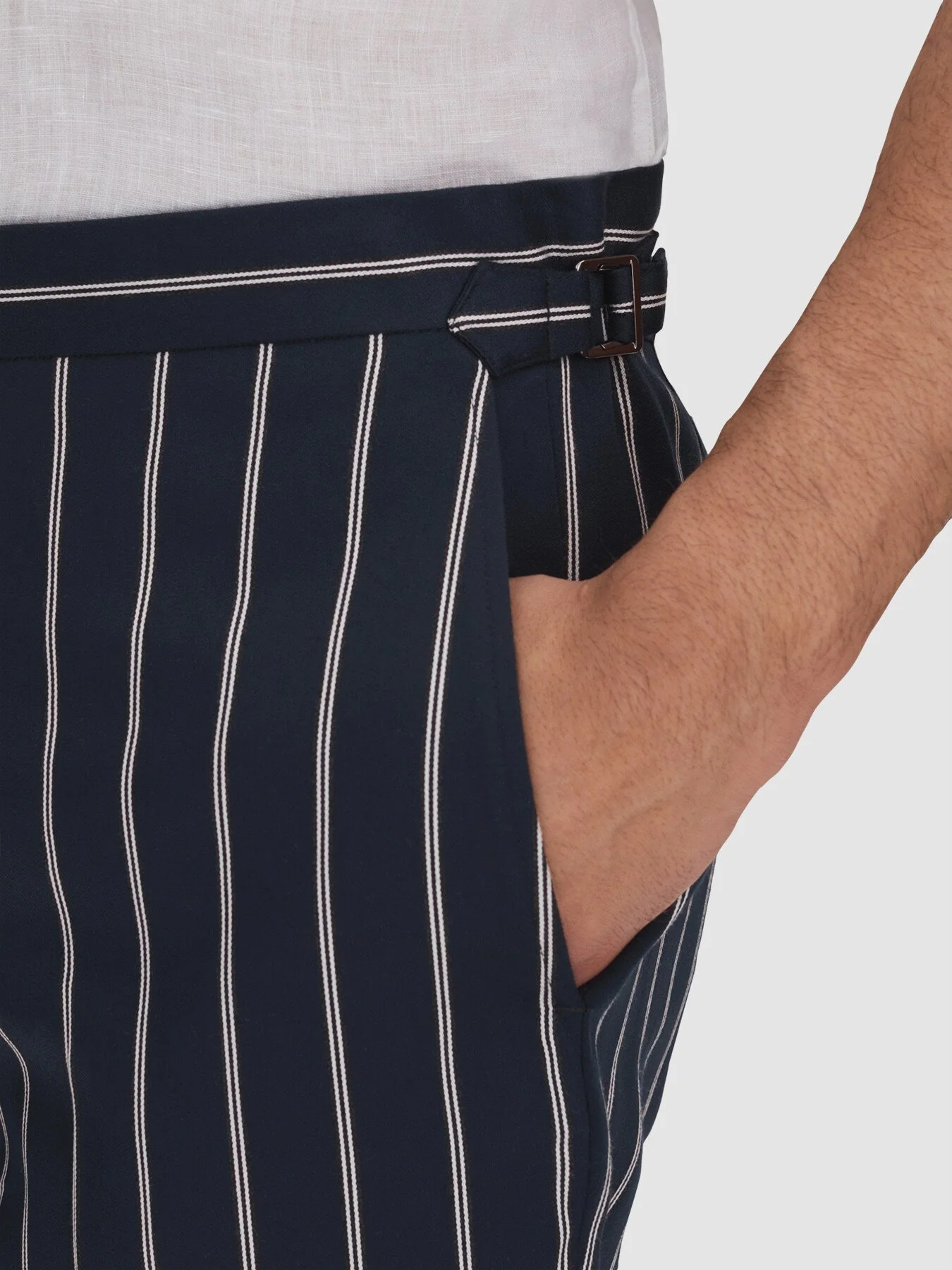 Lake Striped Side Adjuster Shorts - Image 3
