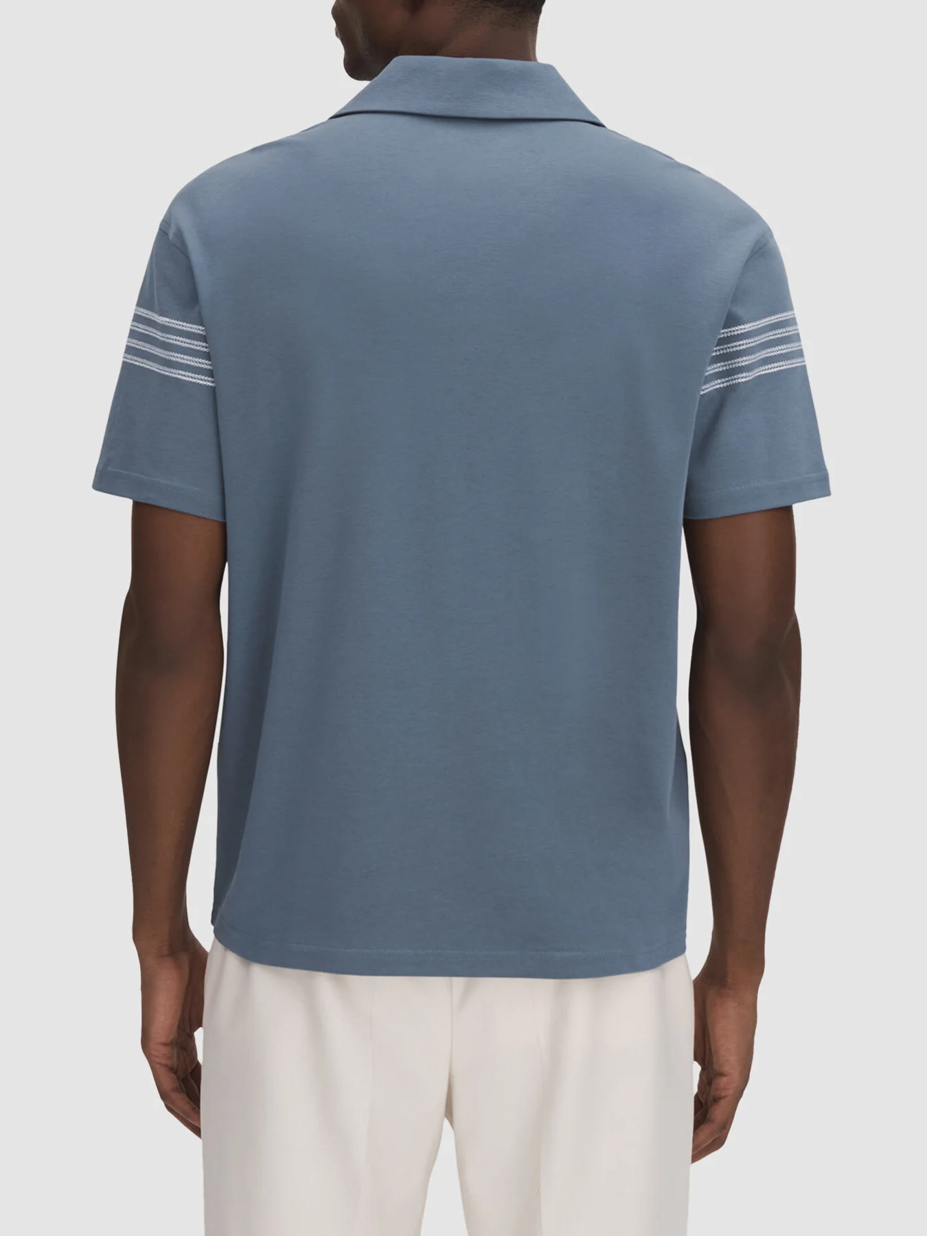 Arlington Mercerised Cotton Embroidered Cuban Coll - Image 2