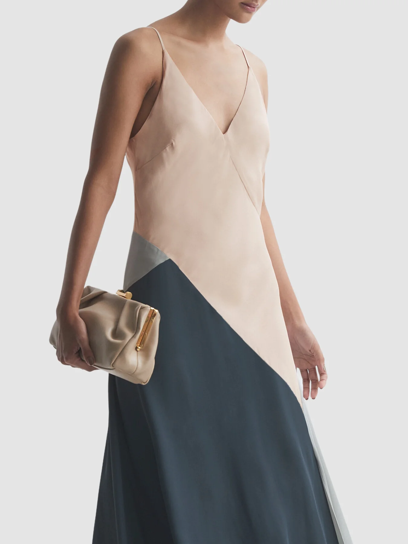 Hudson Fitted Asymmetric Midi Dress - Image 3