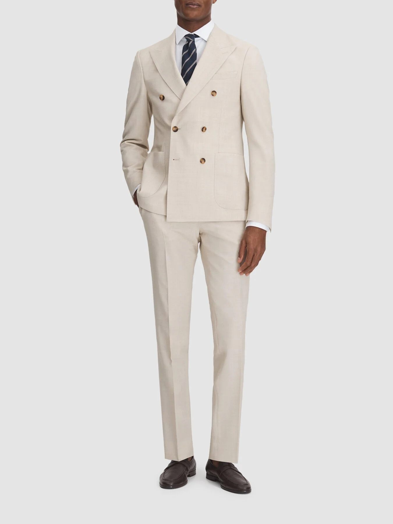 Belmont Slim Fit Double Breasted Blazer - Image 4