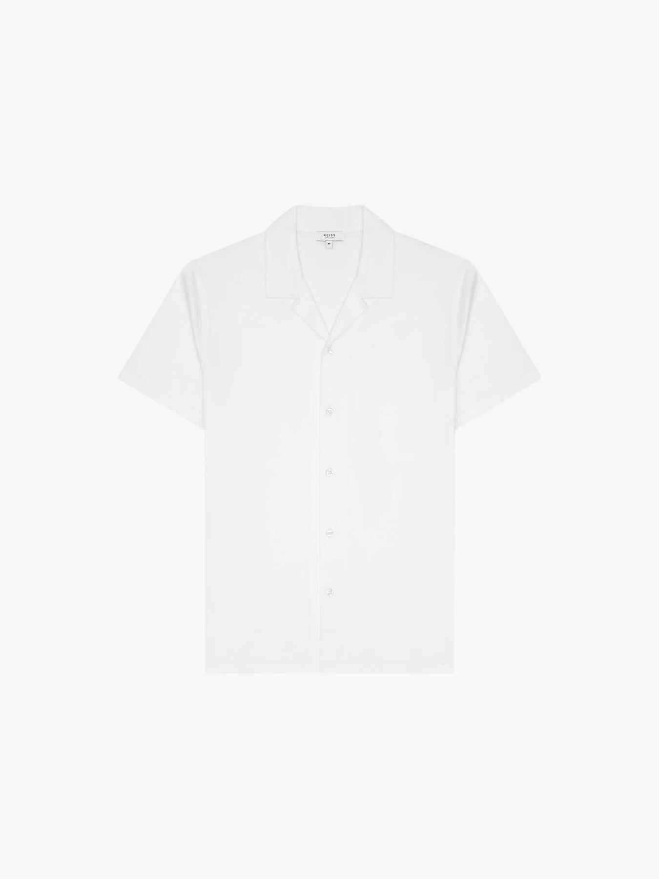 Caspa Mercerised Jersey Cuban Collar Shirt