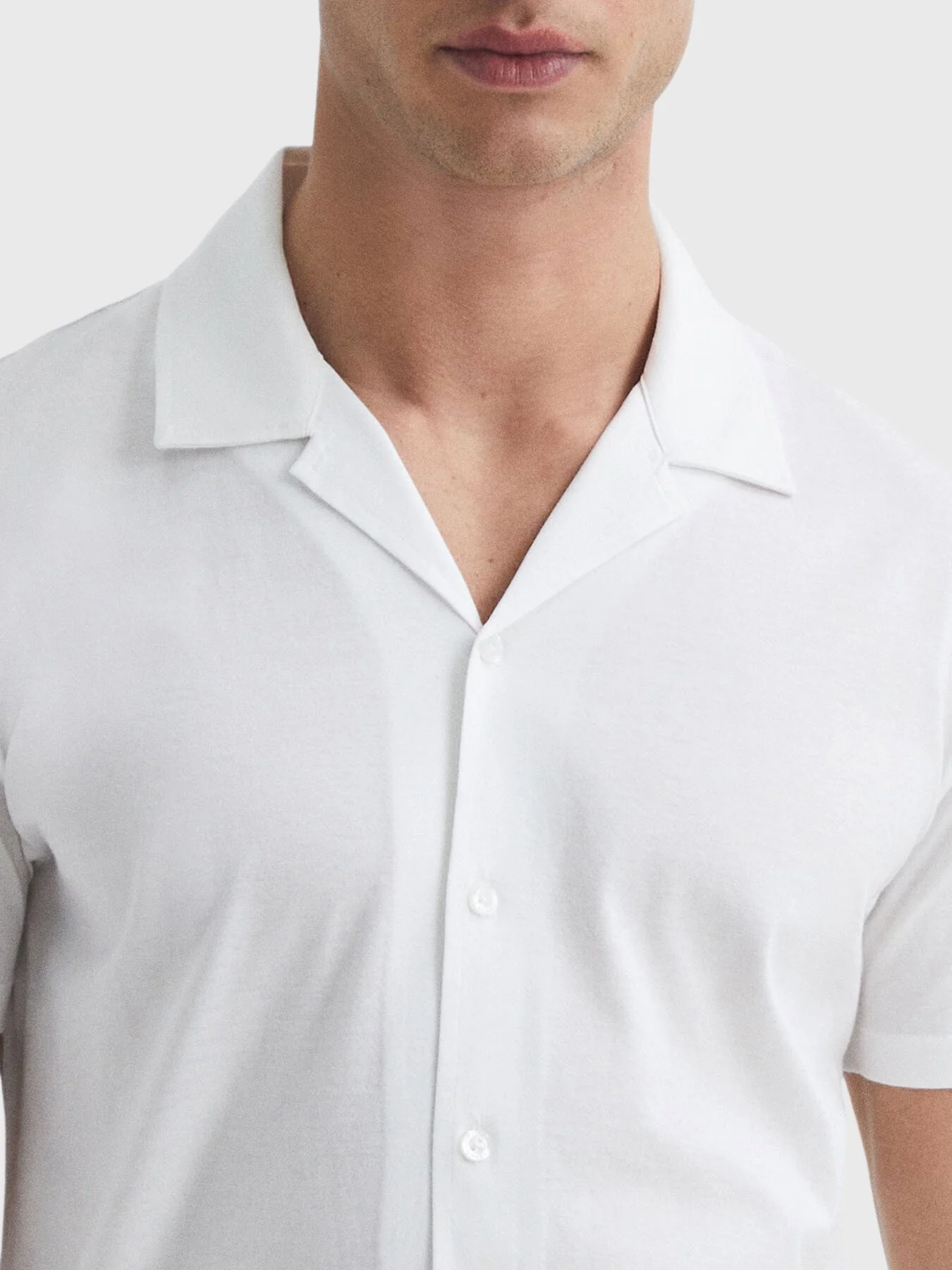 Caspa Mercerised Jersey Cuban Collar Shirt - Image 4