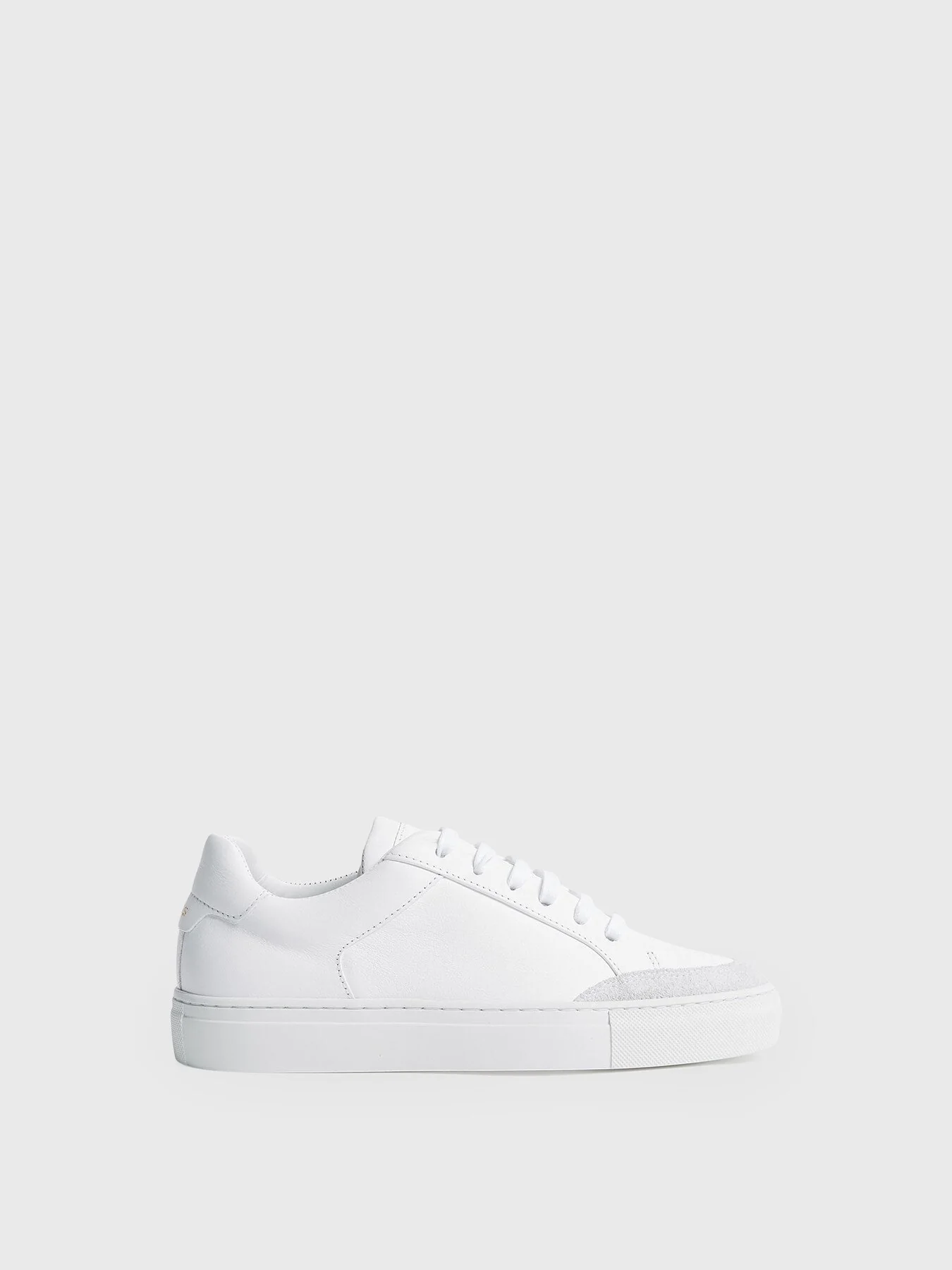 WhiteAshley Leather Trainers