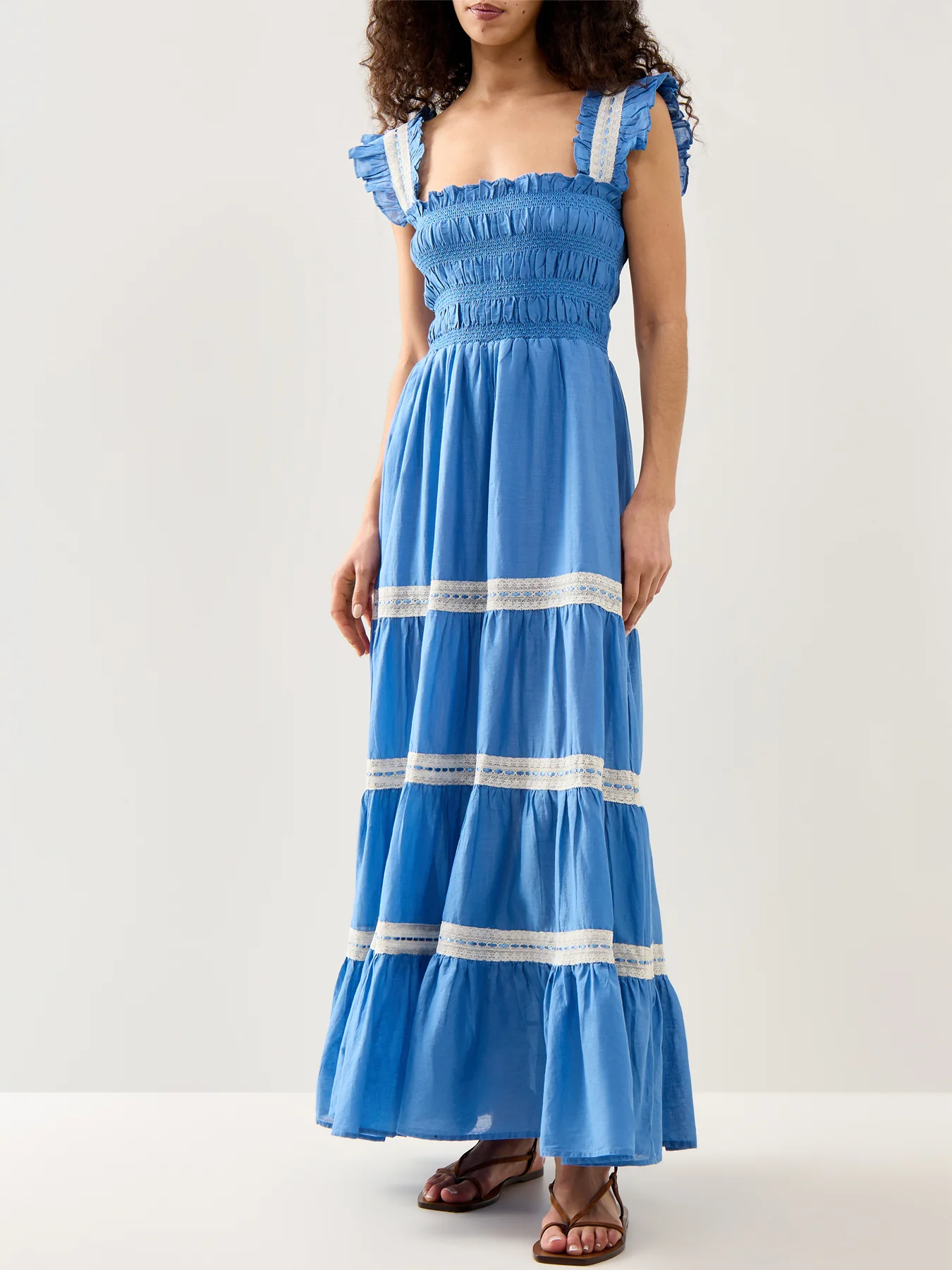 Aubrie Dress Blue - Image 2