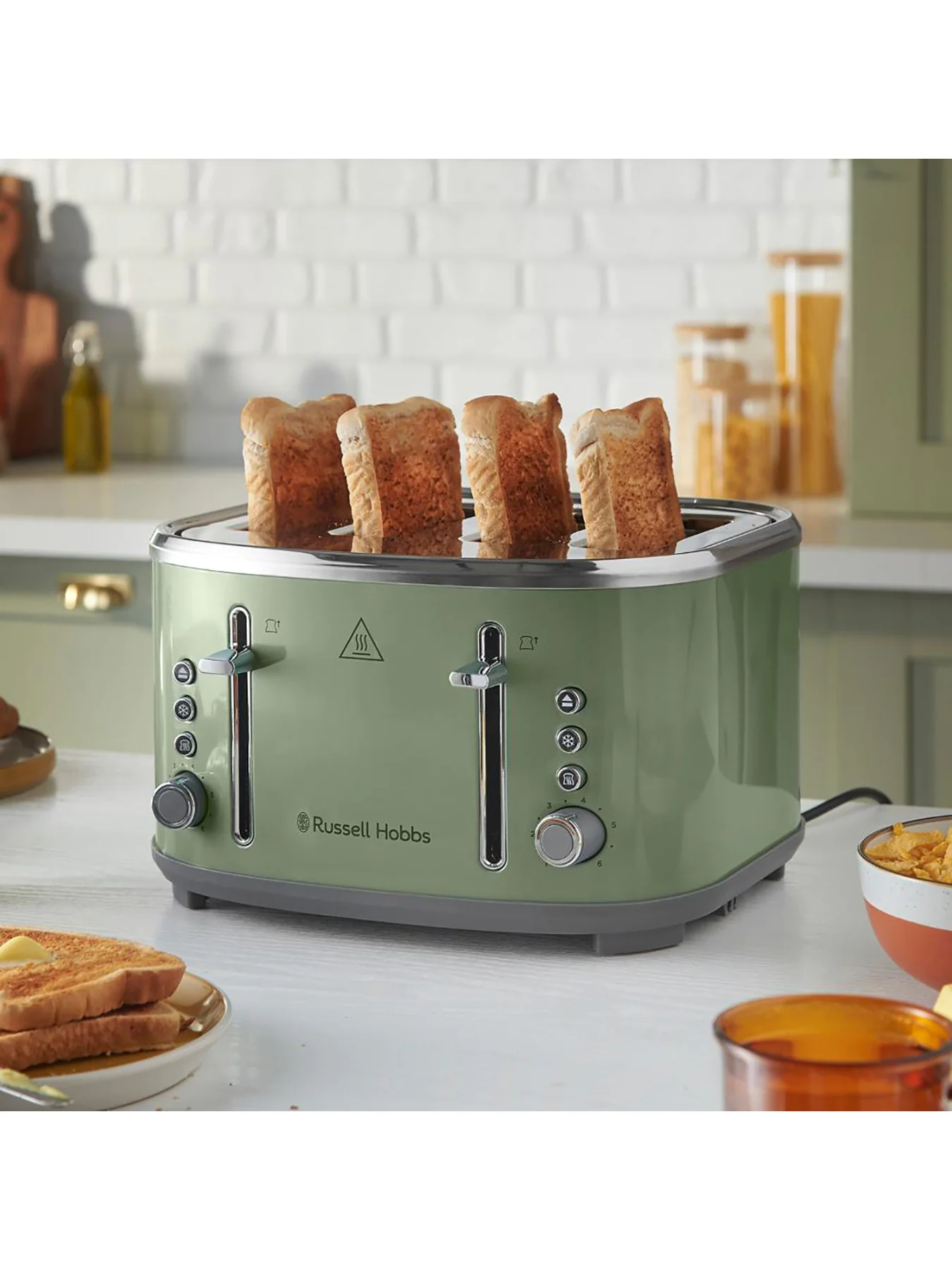 Stylevia Green 4 Slice Toaster - Image 2