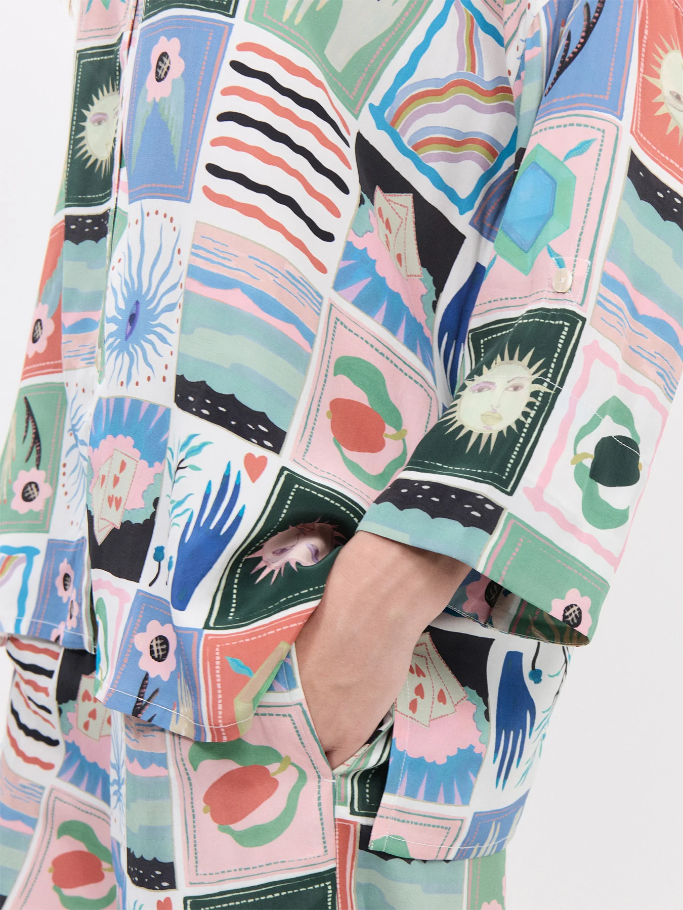 Mystical Collage Boxy Shirt - Image 3