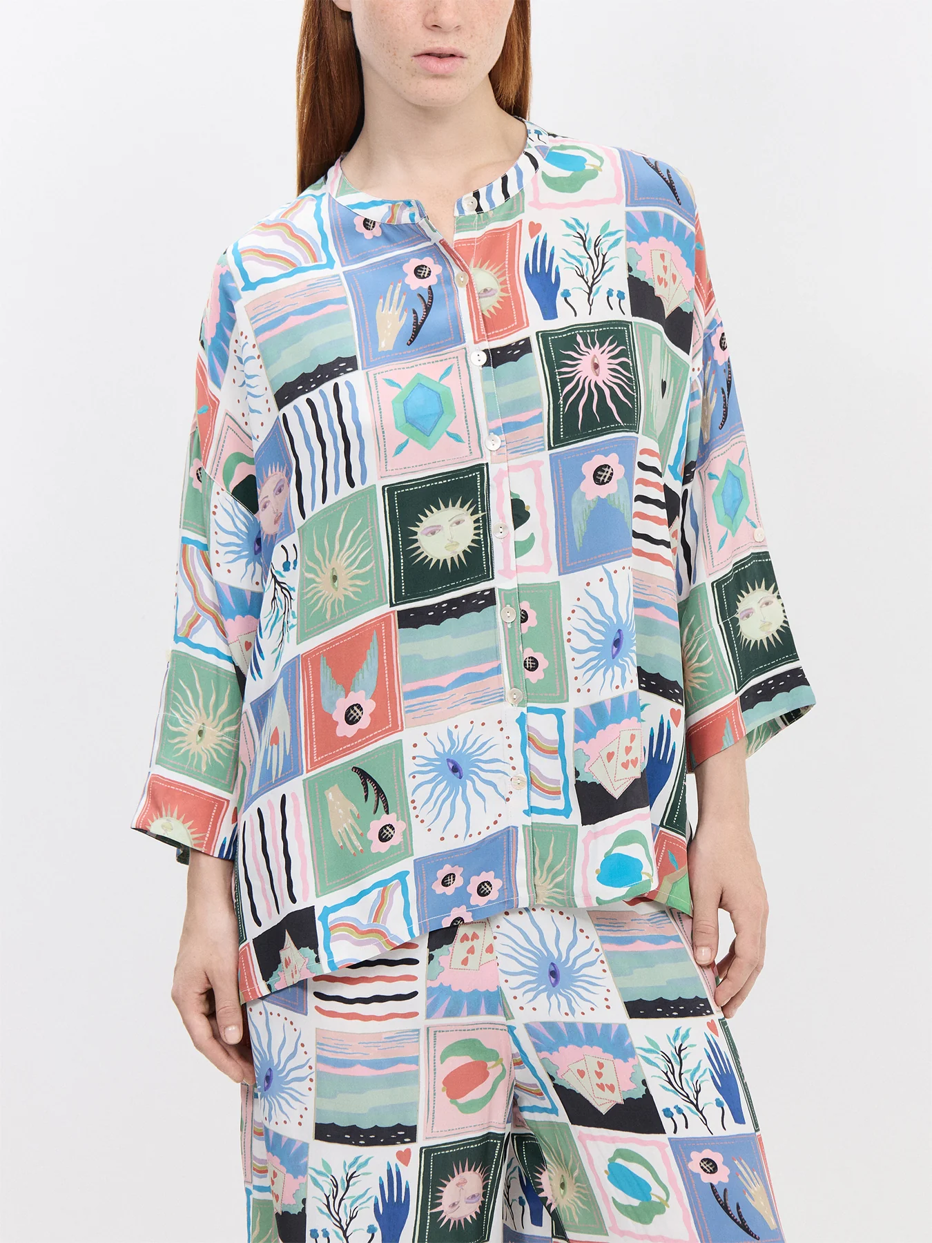 Mystical Collage Boxy Shirt - Image 4