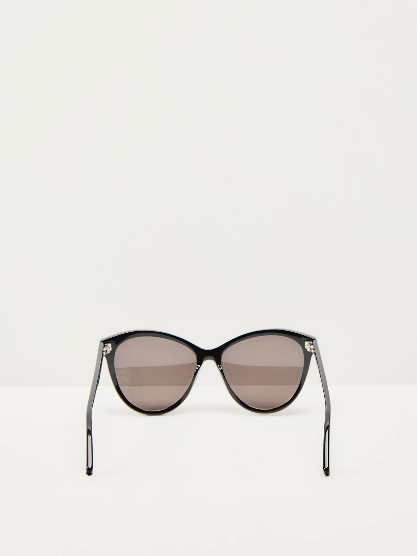 SL456 Cat Eye Black Acetate Sunglasses - Image 3