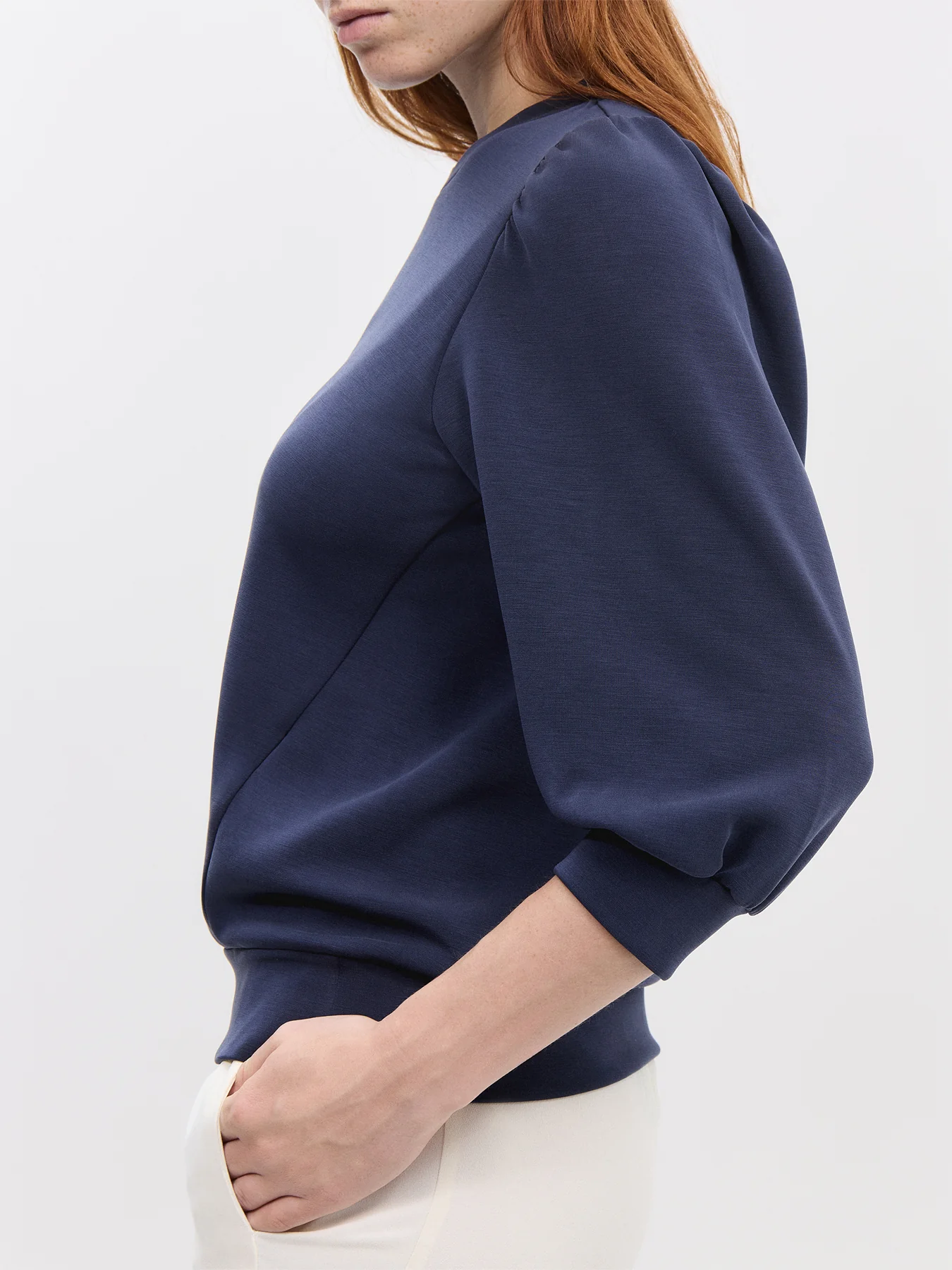 Slftenny 3/4 Sweat Top - Image 3