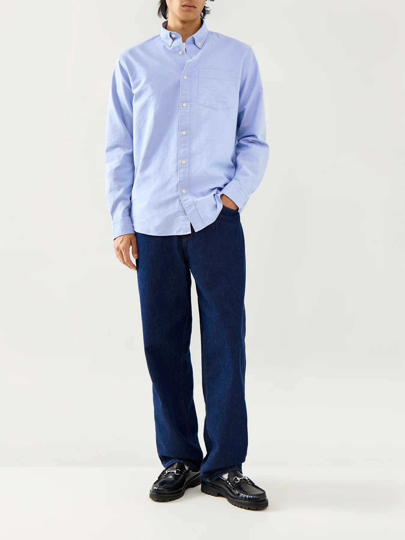 Regrick-Ox Shirt Long Sleeves Light Blue - Image 2