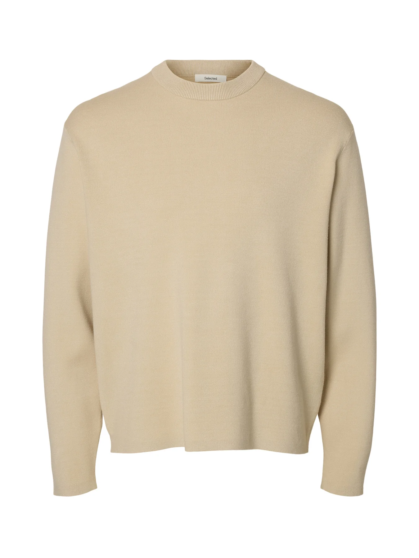 Teller Relaxed Crew Neck Sweatshirt Oatmeal