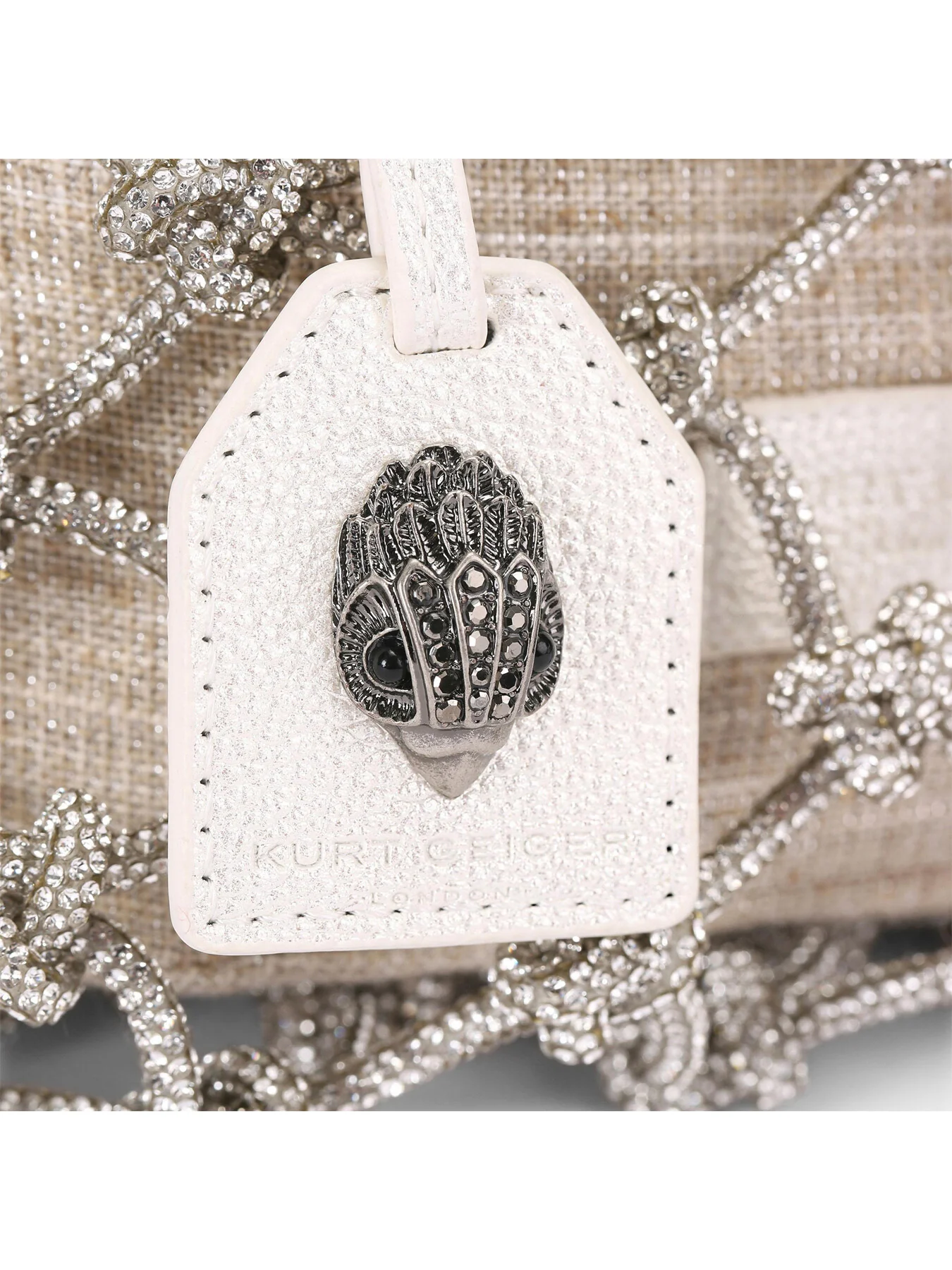 SMALL MACRAME CRYSTAL BAG - Image 4