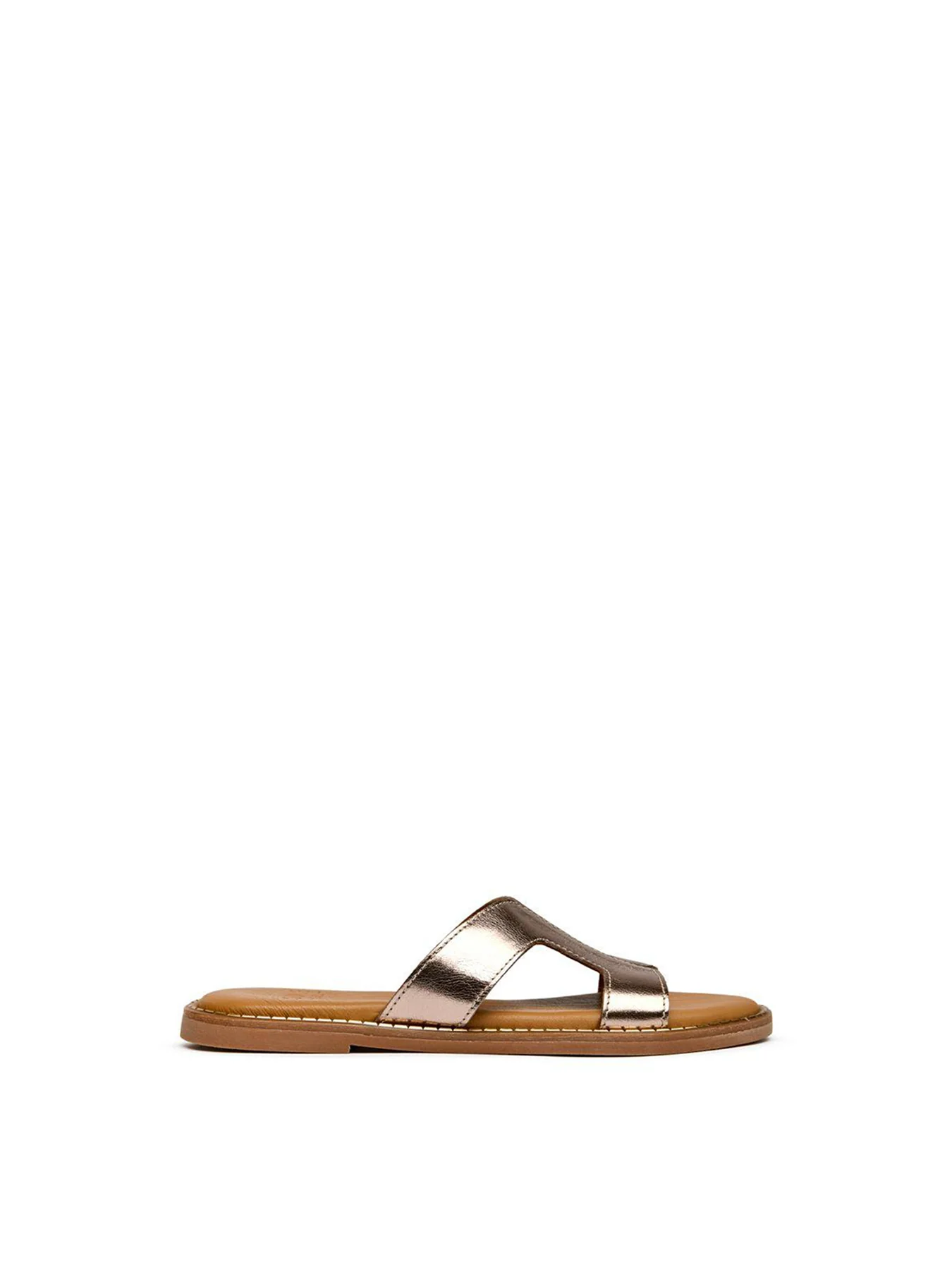 Noor Slide Sandals Pewter