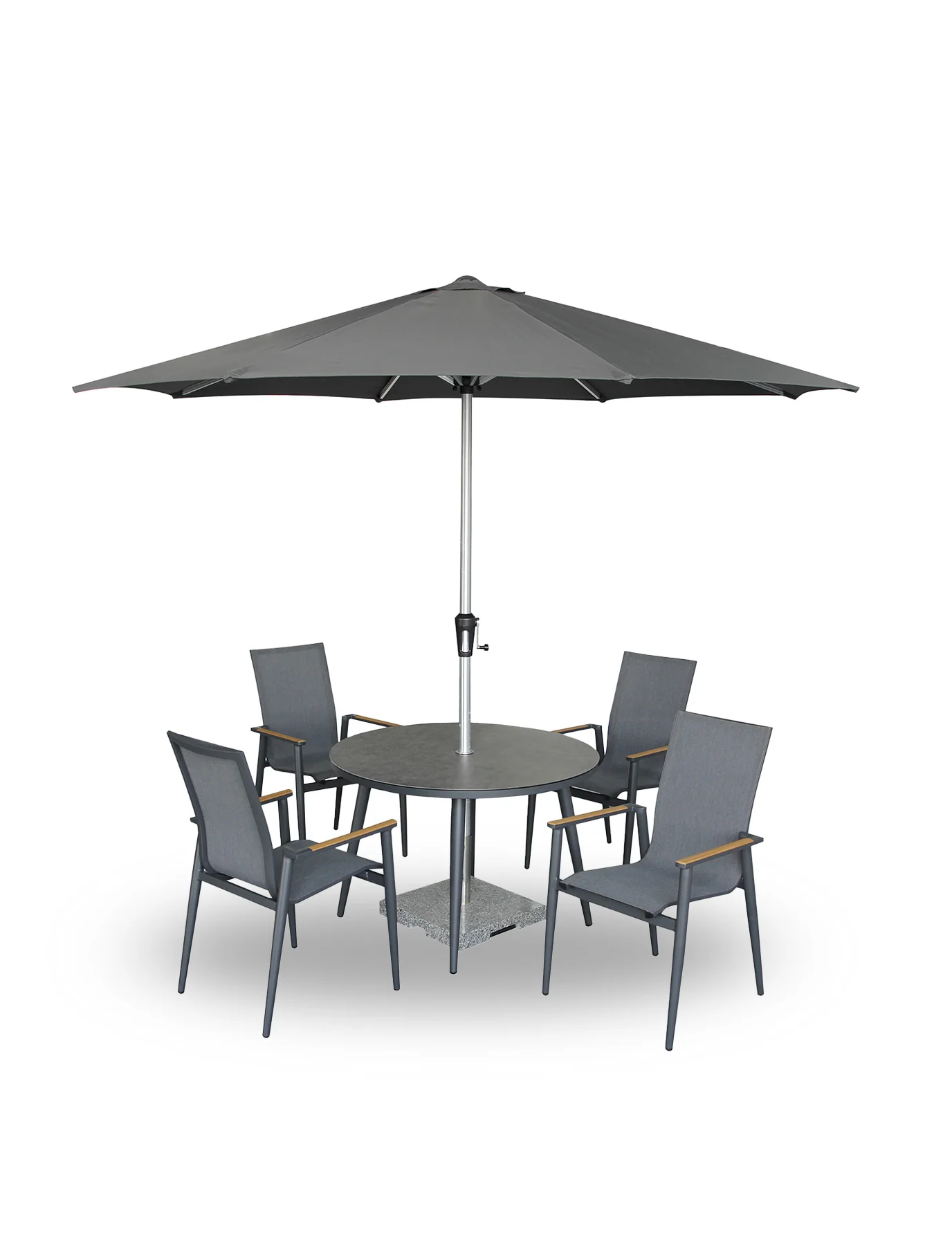 Sofia Garden Dining Set Anthracite