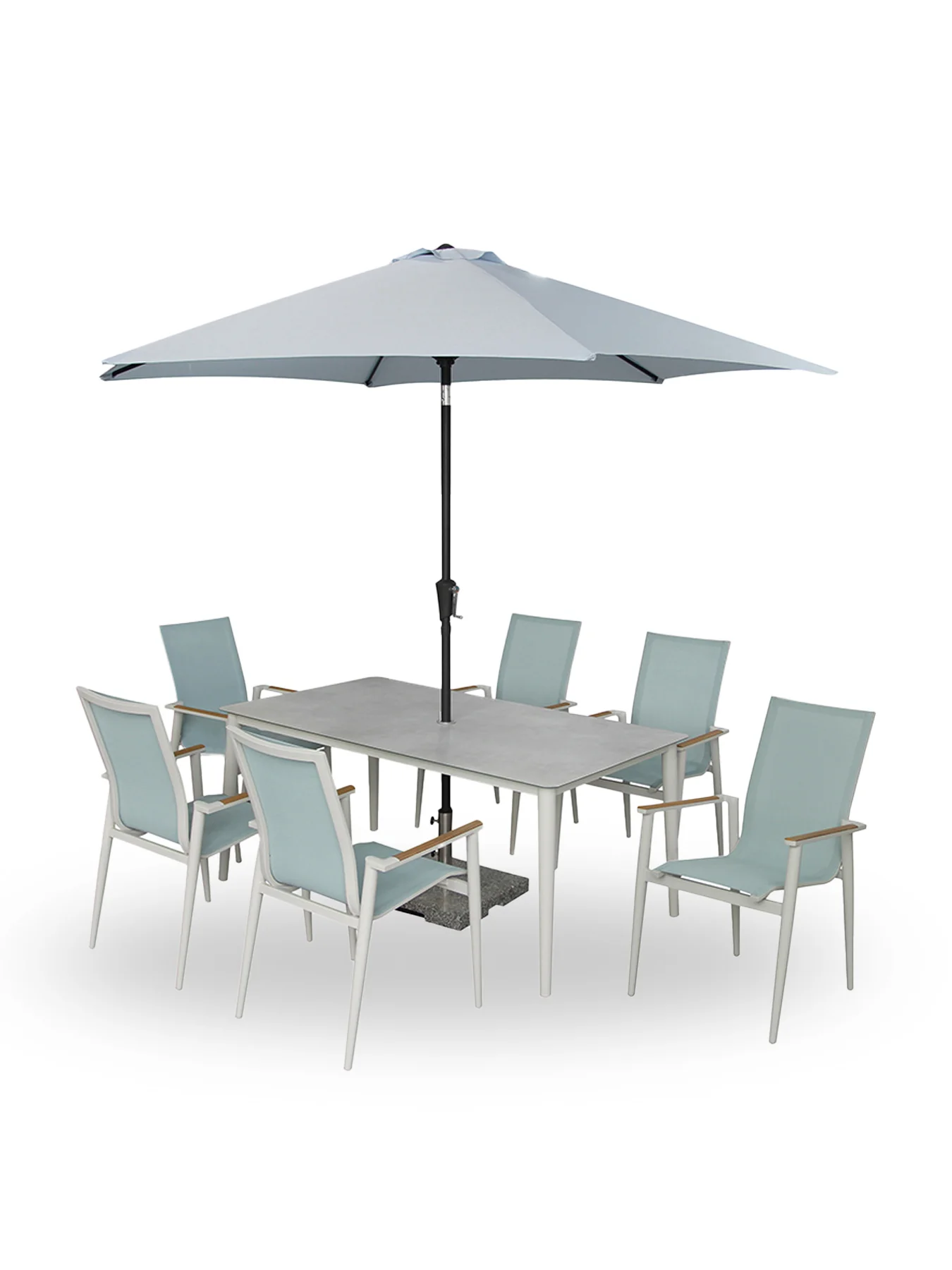 Sofia Garden Dining Set Blue