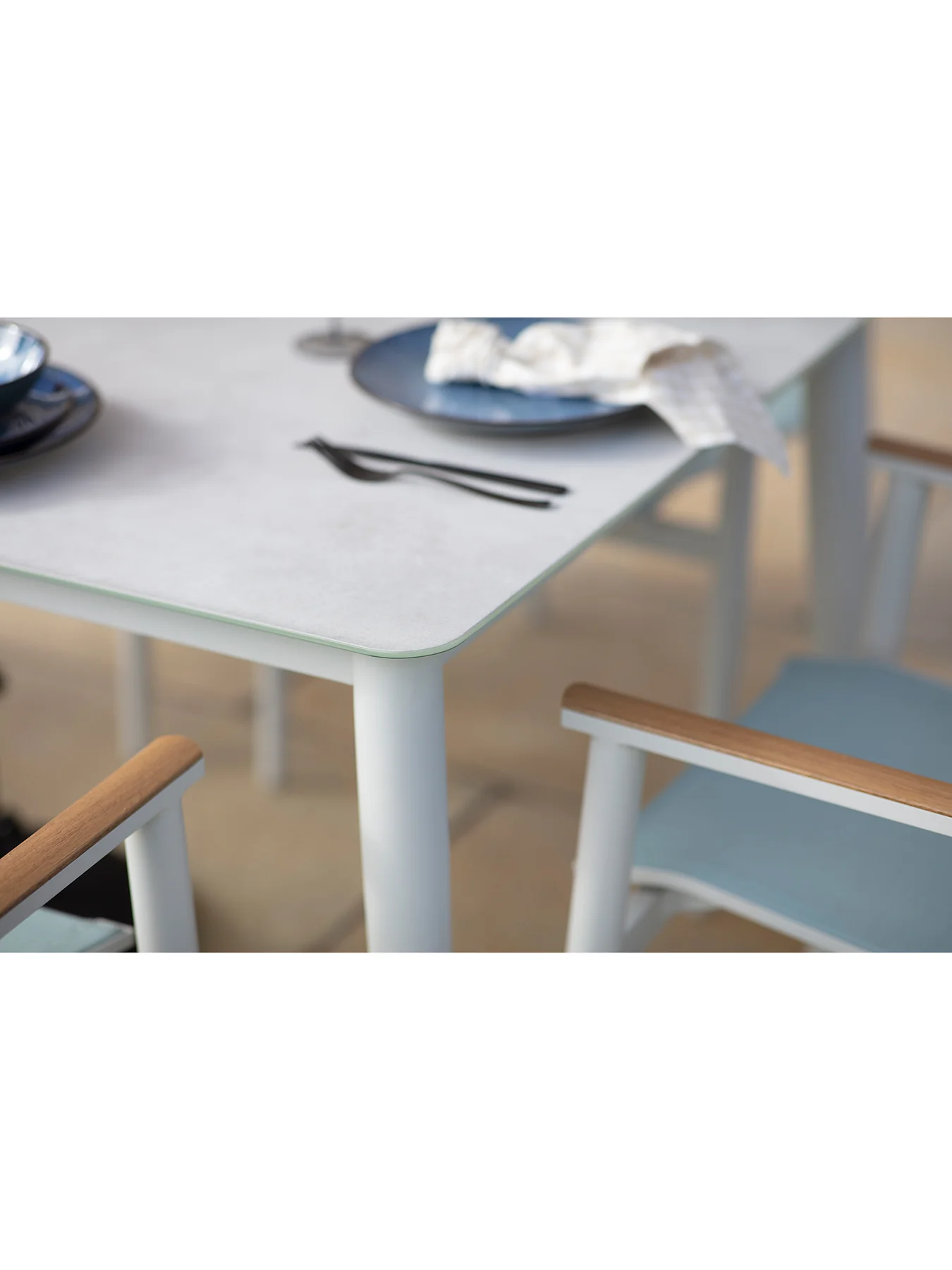 Sofia Garden Dining Set Blue - Image 6