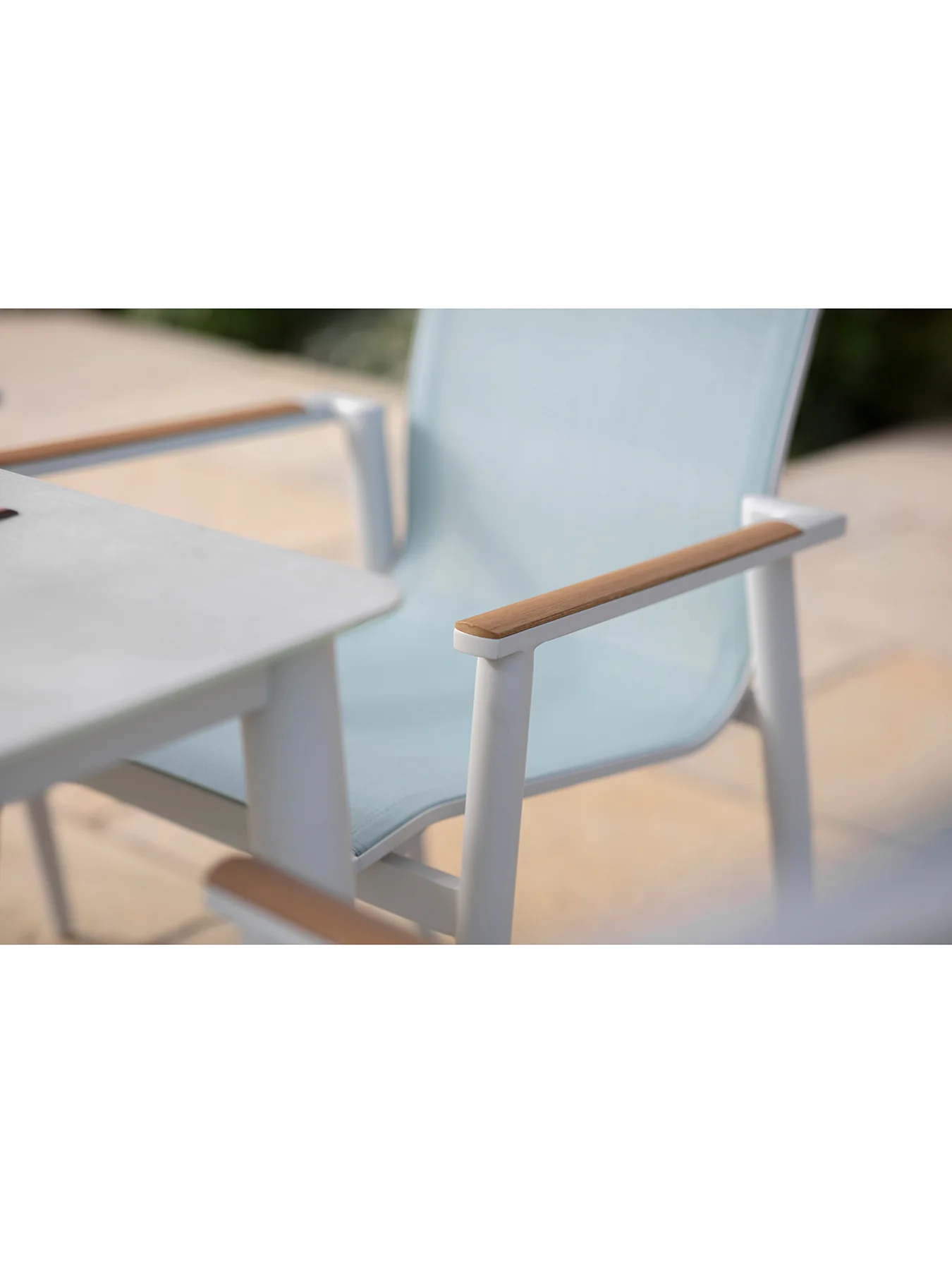 Sofia Garden Dining Set Blue - Image 7
