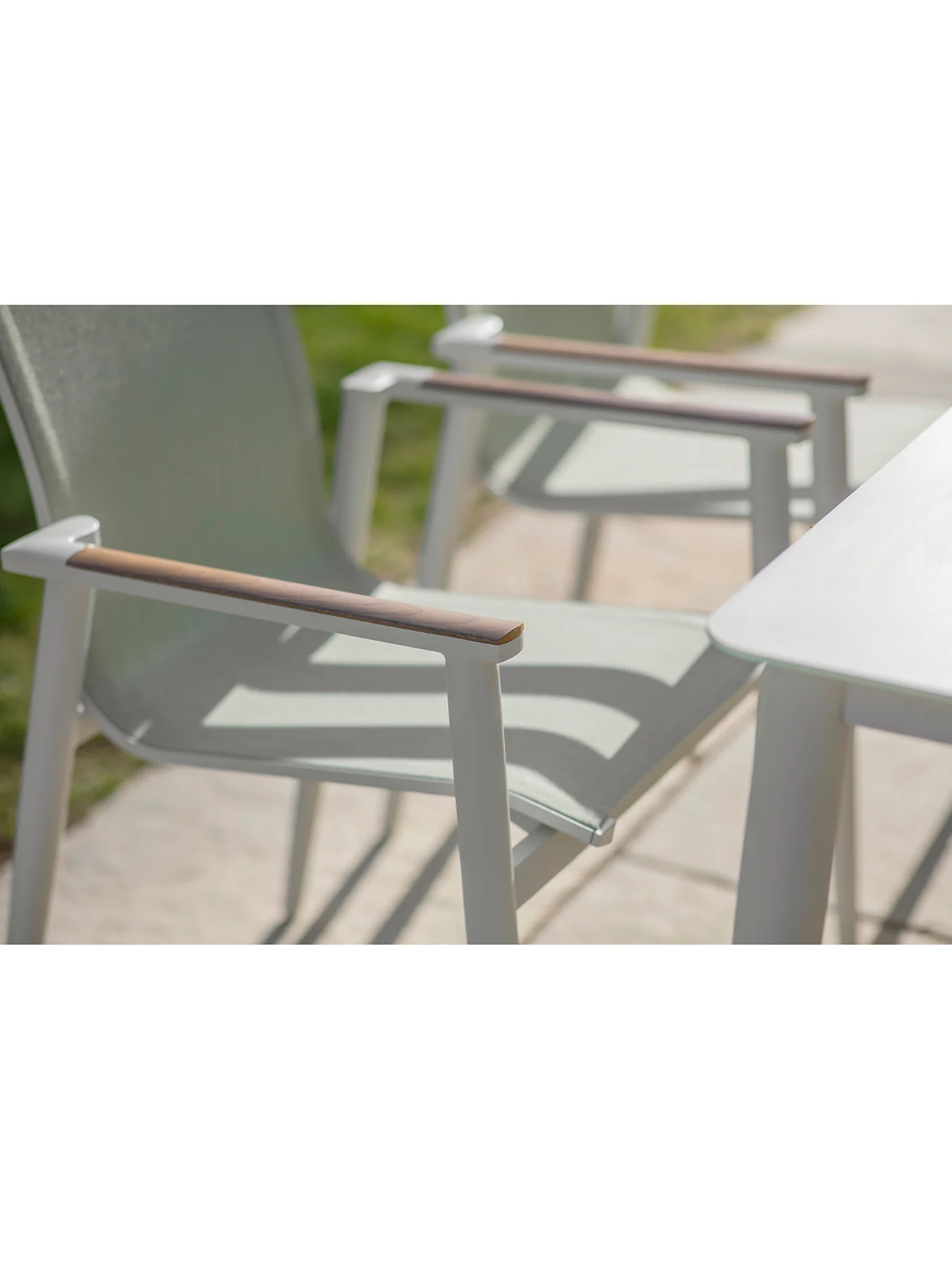 Sofia Garden Dining Set Green - Image 5