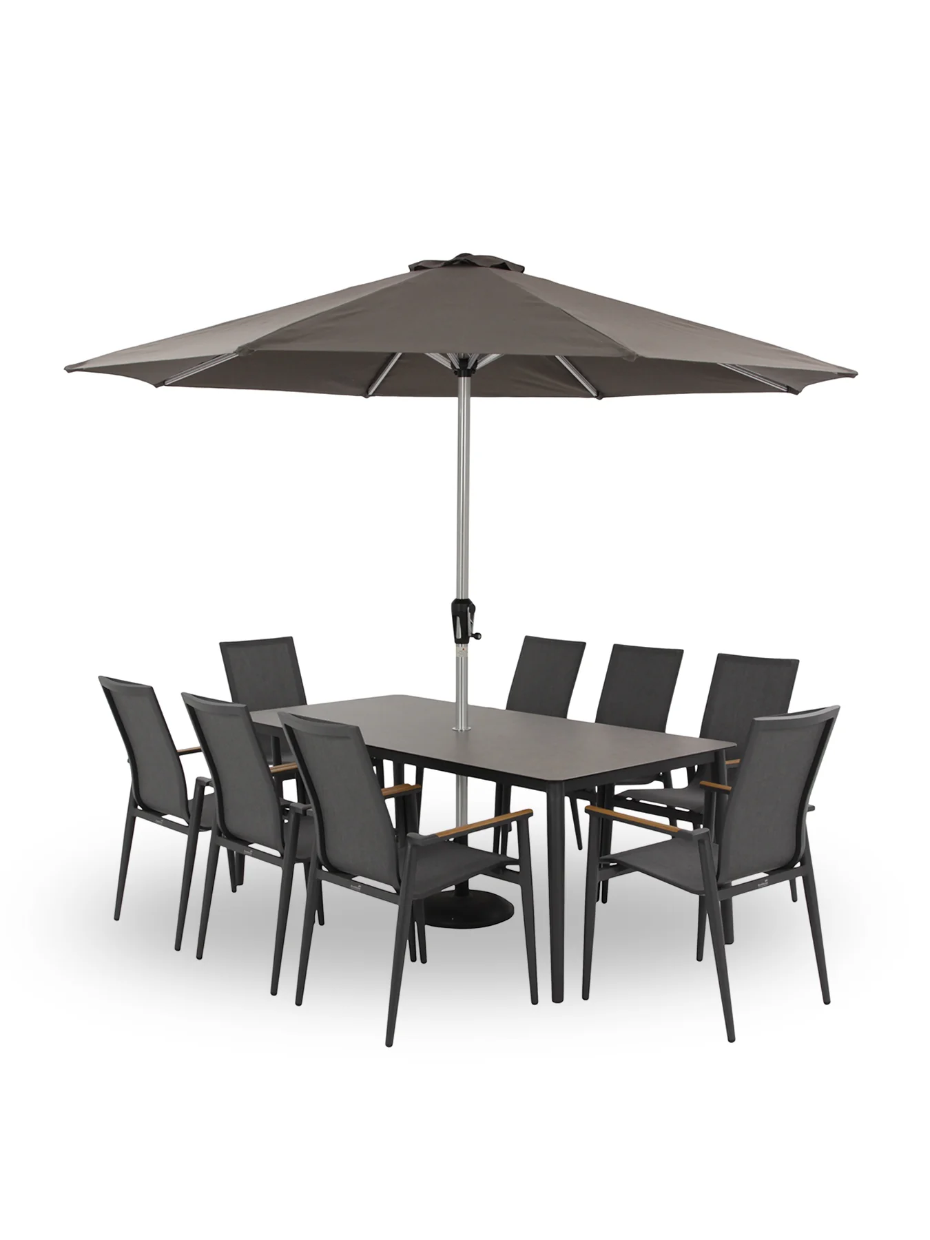 Sofia Garden Dining Set Anthracite