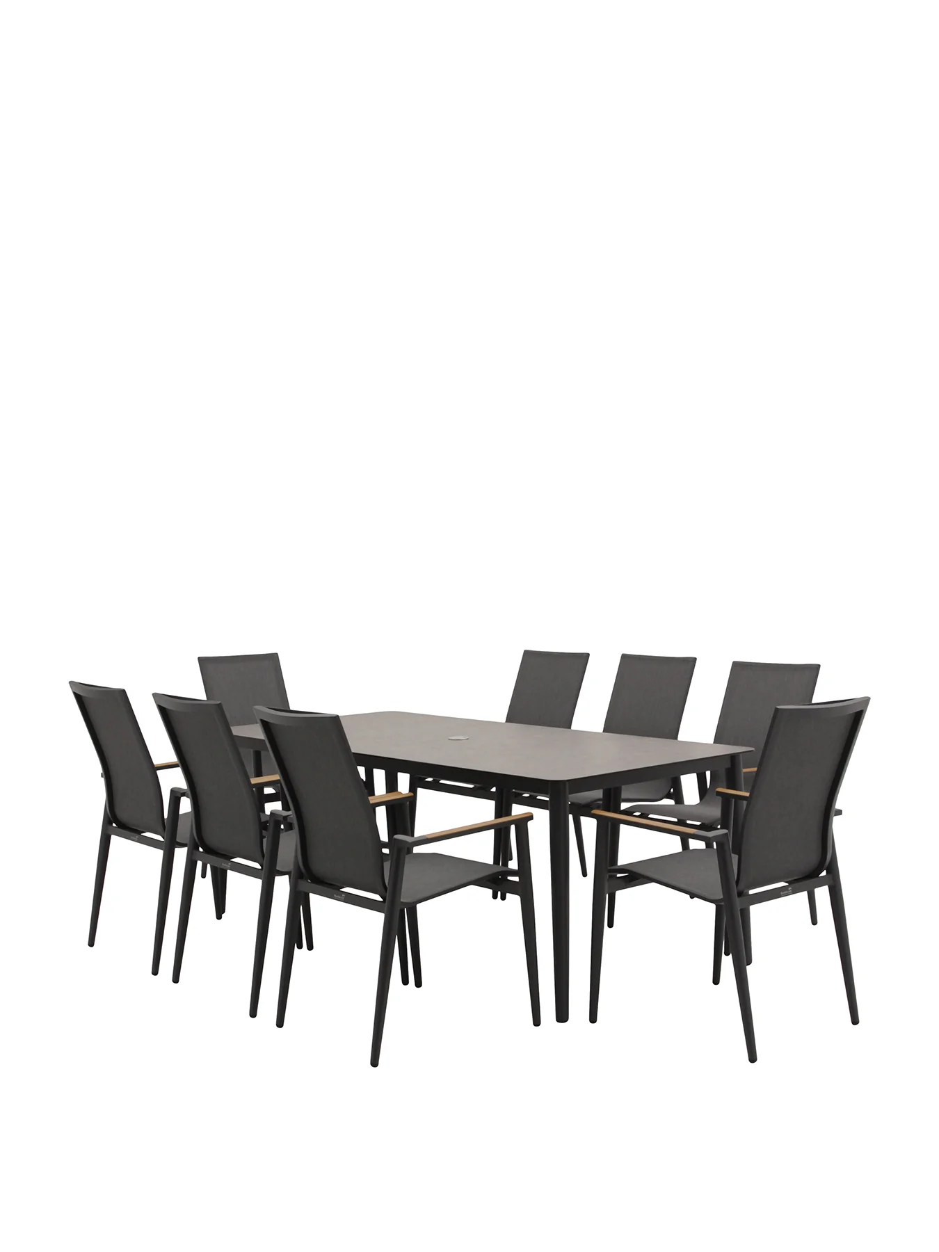 Sofia Garden Dining Set Anthracite - Image 4