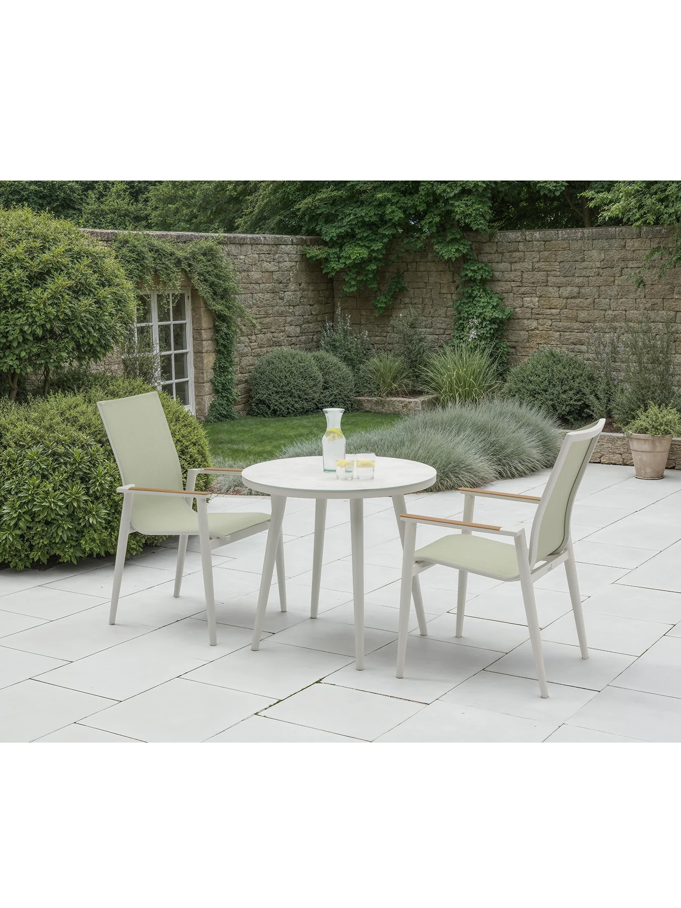 Sofia Garden Bistro Set Green - Image 2