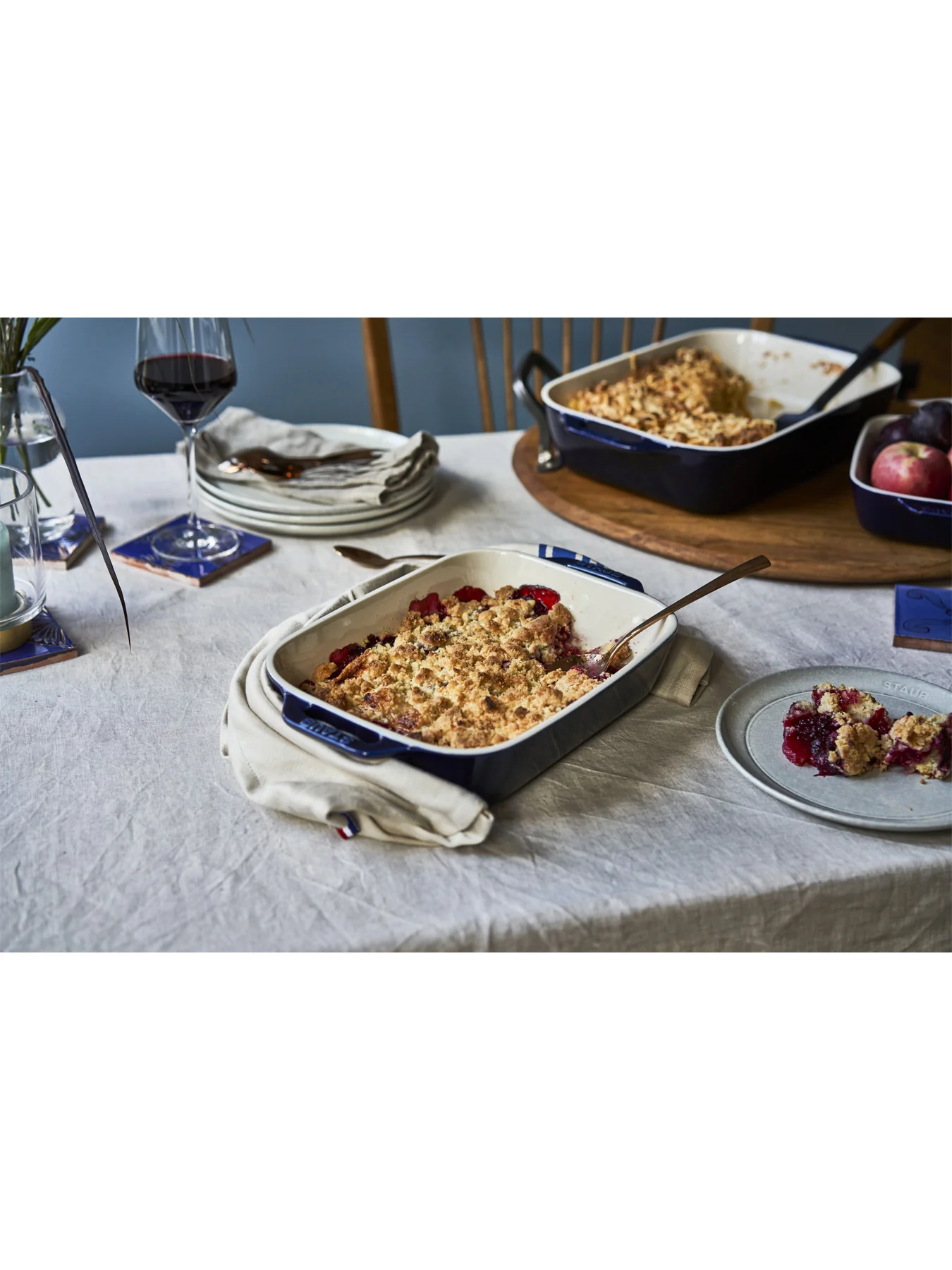Oven Dish Dark Blue 4.5L - Image 7