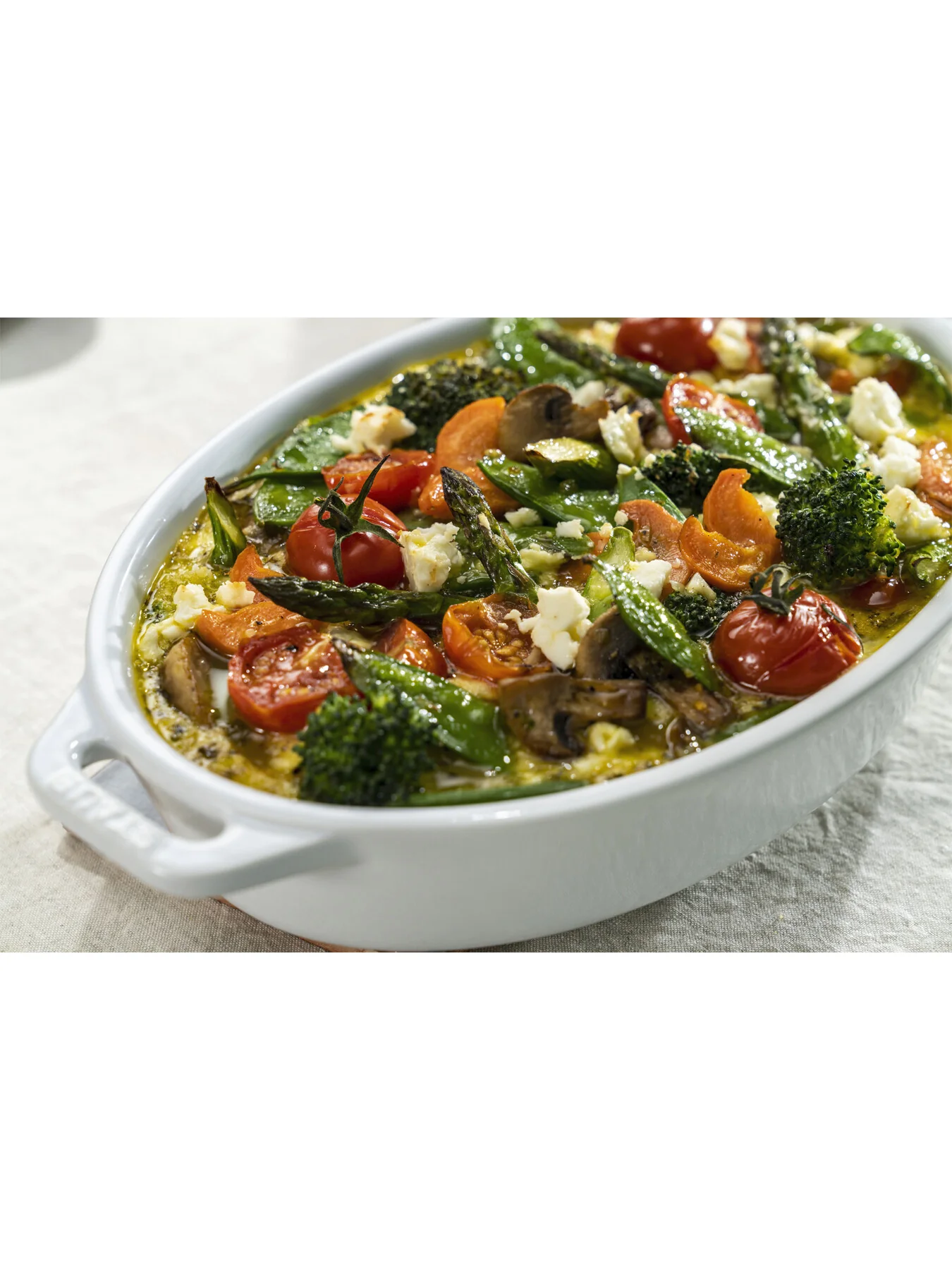 Oval Oven Dish White - Image 4