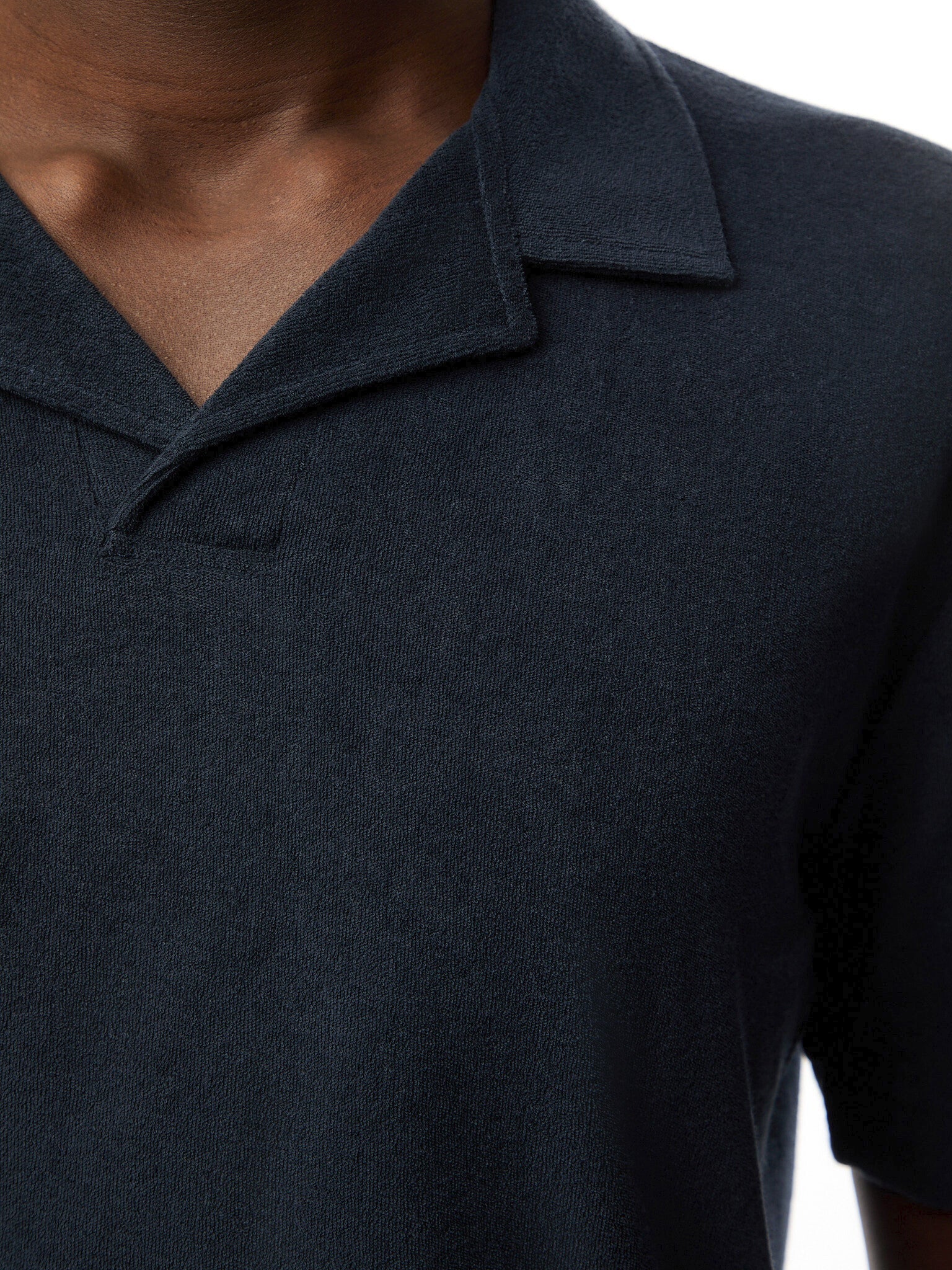 Towelling Polo Shirt - Image 3