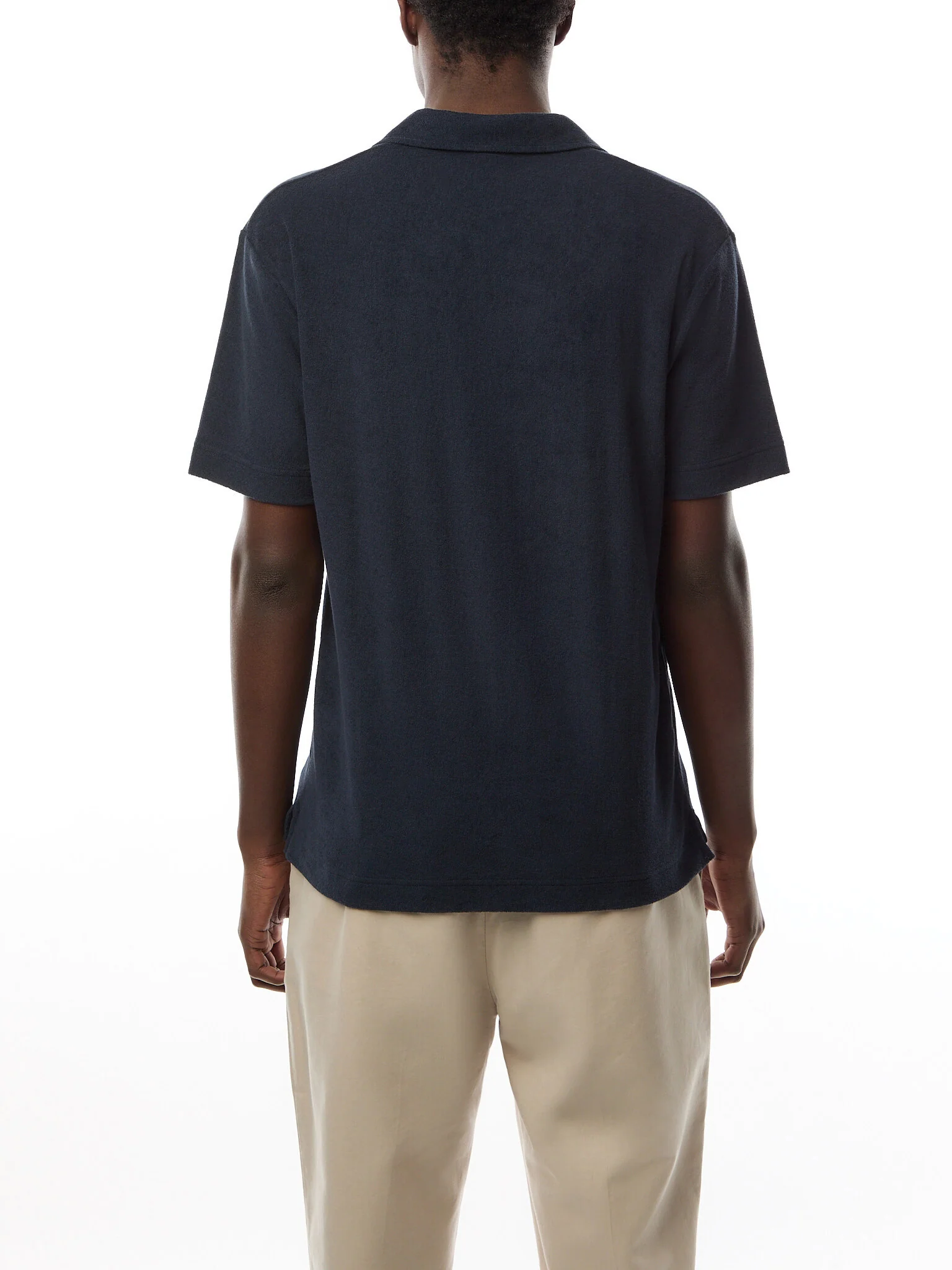 Towelling Polo Shirt - Image 5