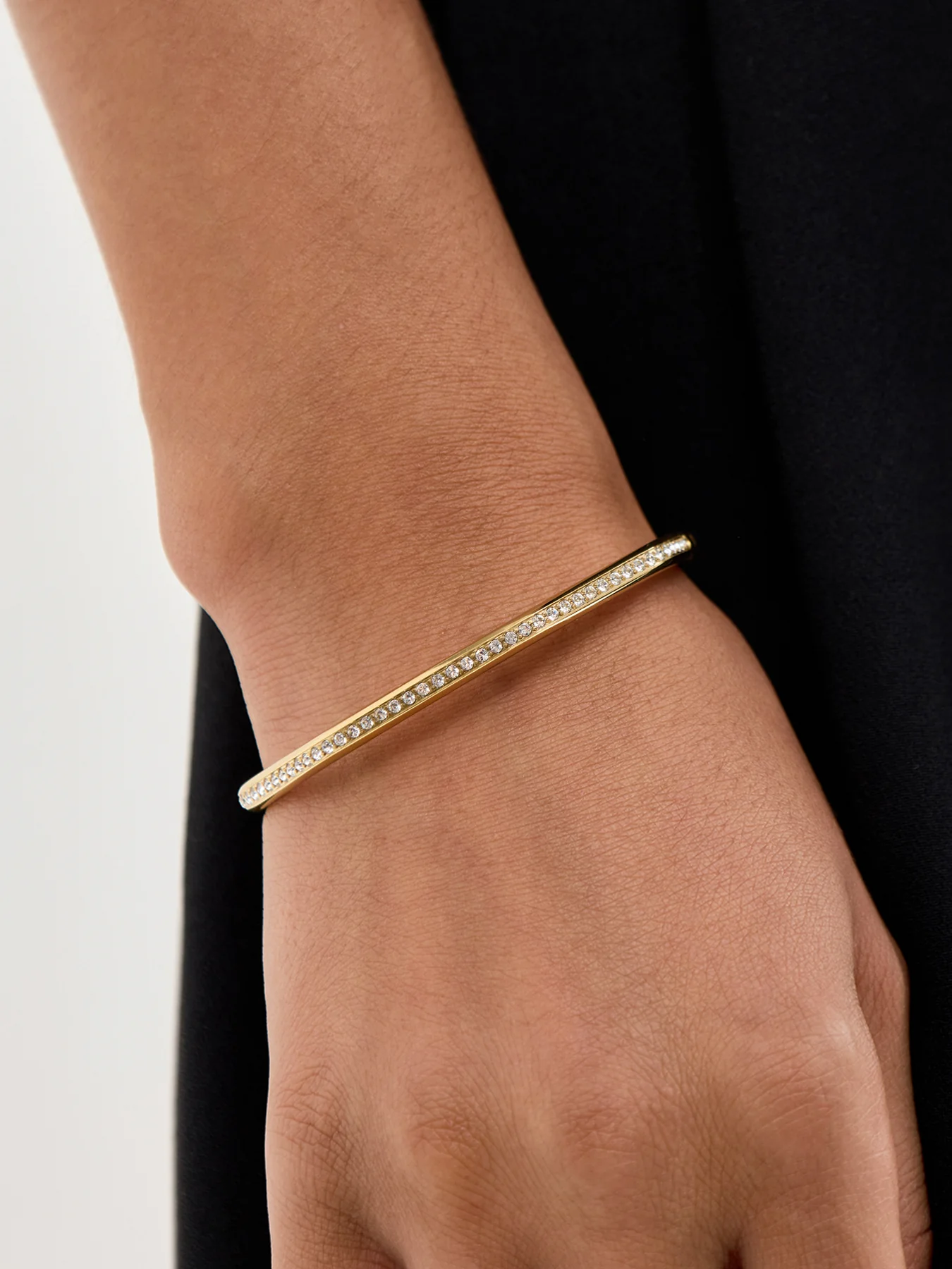 Dextera Crystal Bangle Bracelet - Image 2