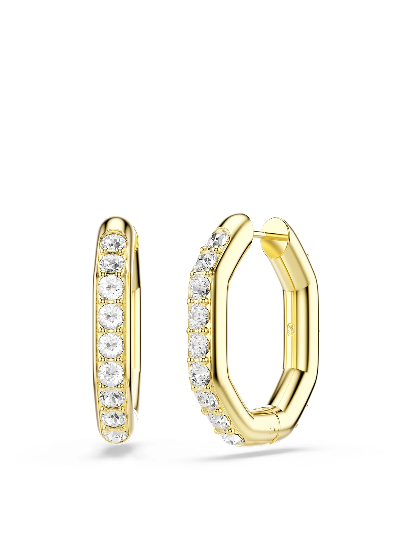 Dexter Crystal Hoop Earrings - Image 4