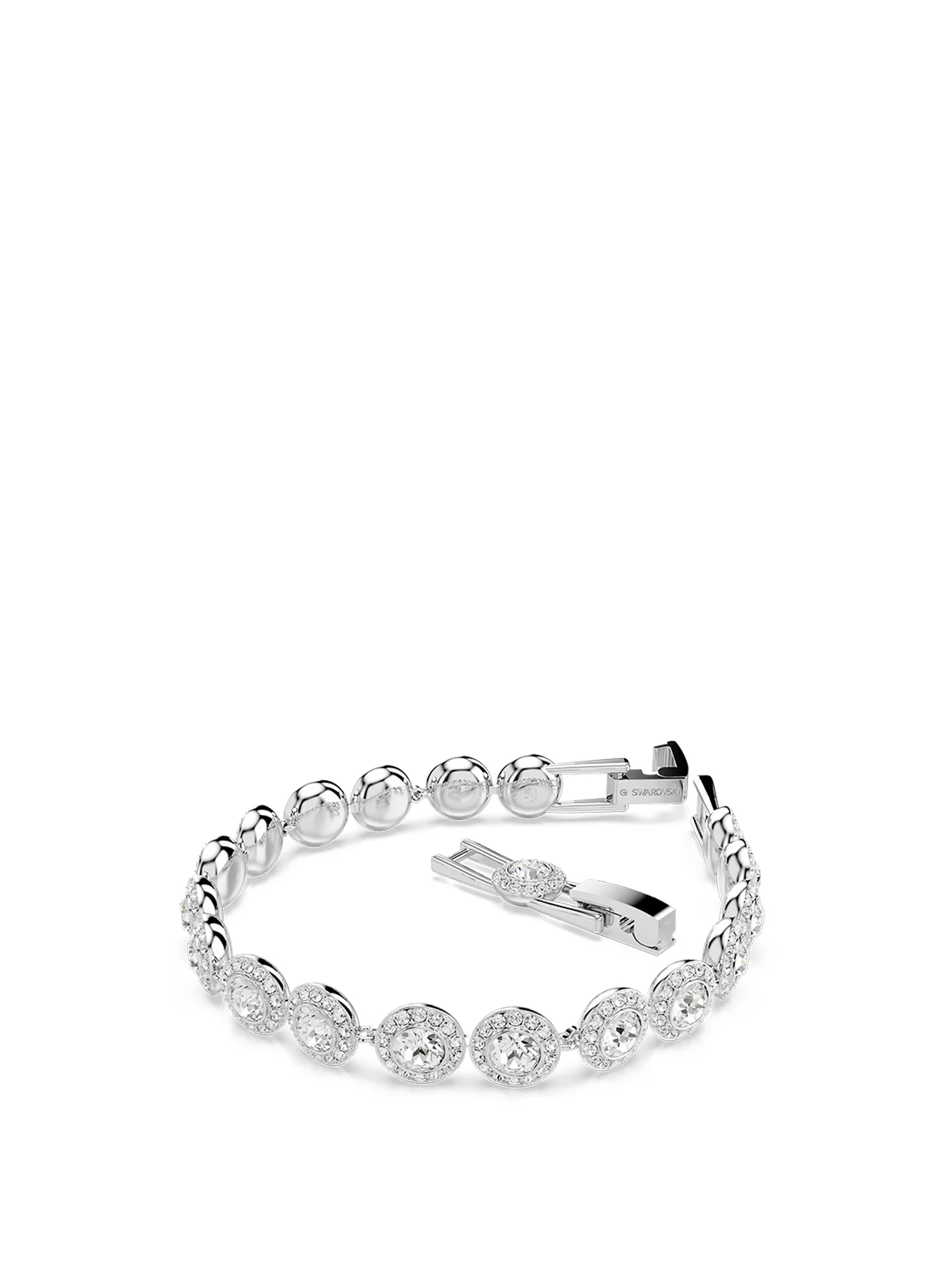 Una Angelic Round Cut Tennis Bracelet - Image 3